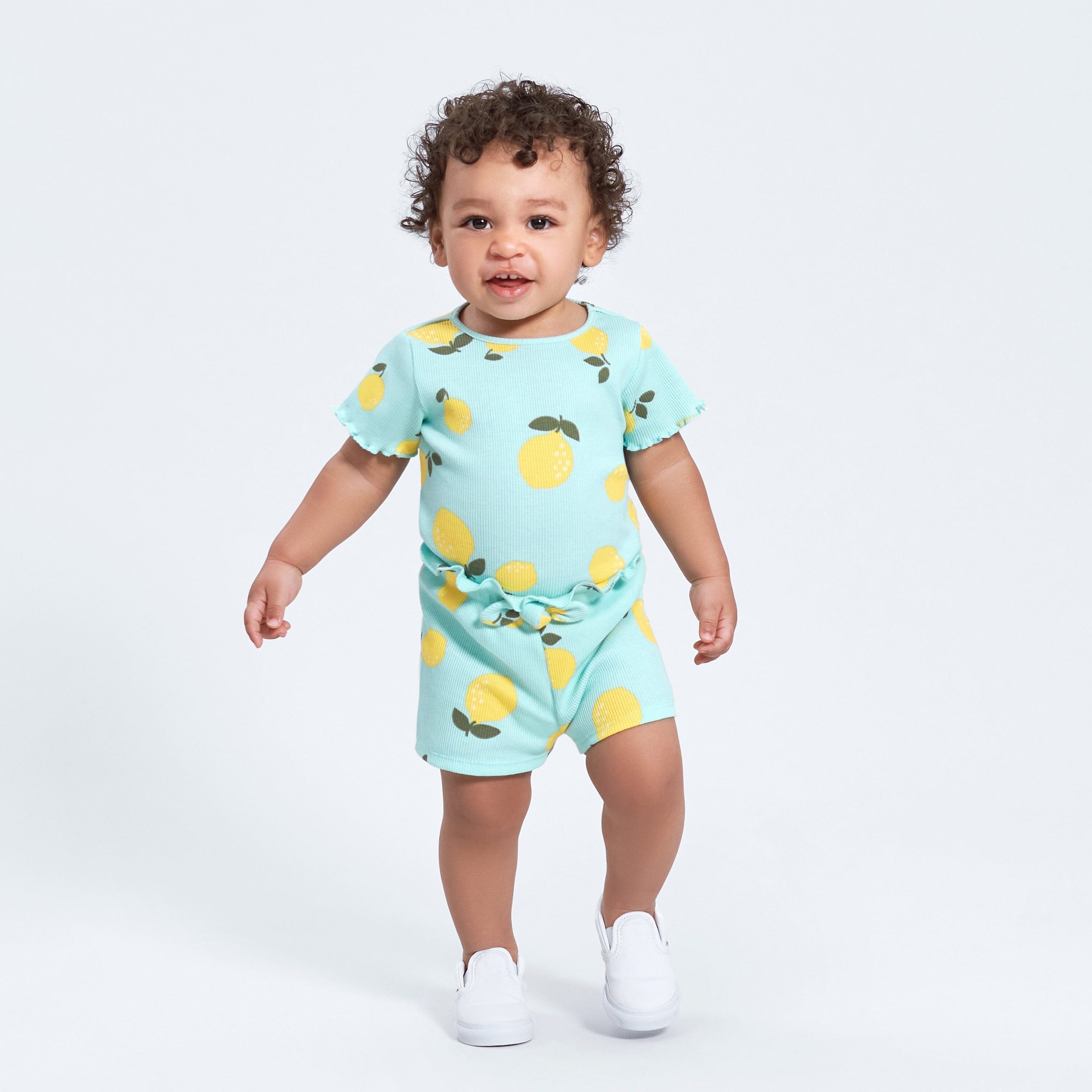 3-Pack Baby & Toddler Girls Picnic Day Dreams Pull-On Knit Shorts - Image 2