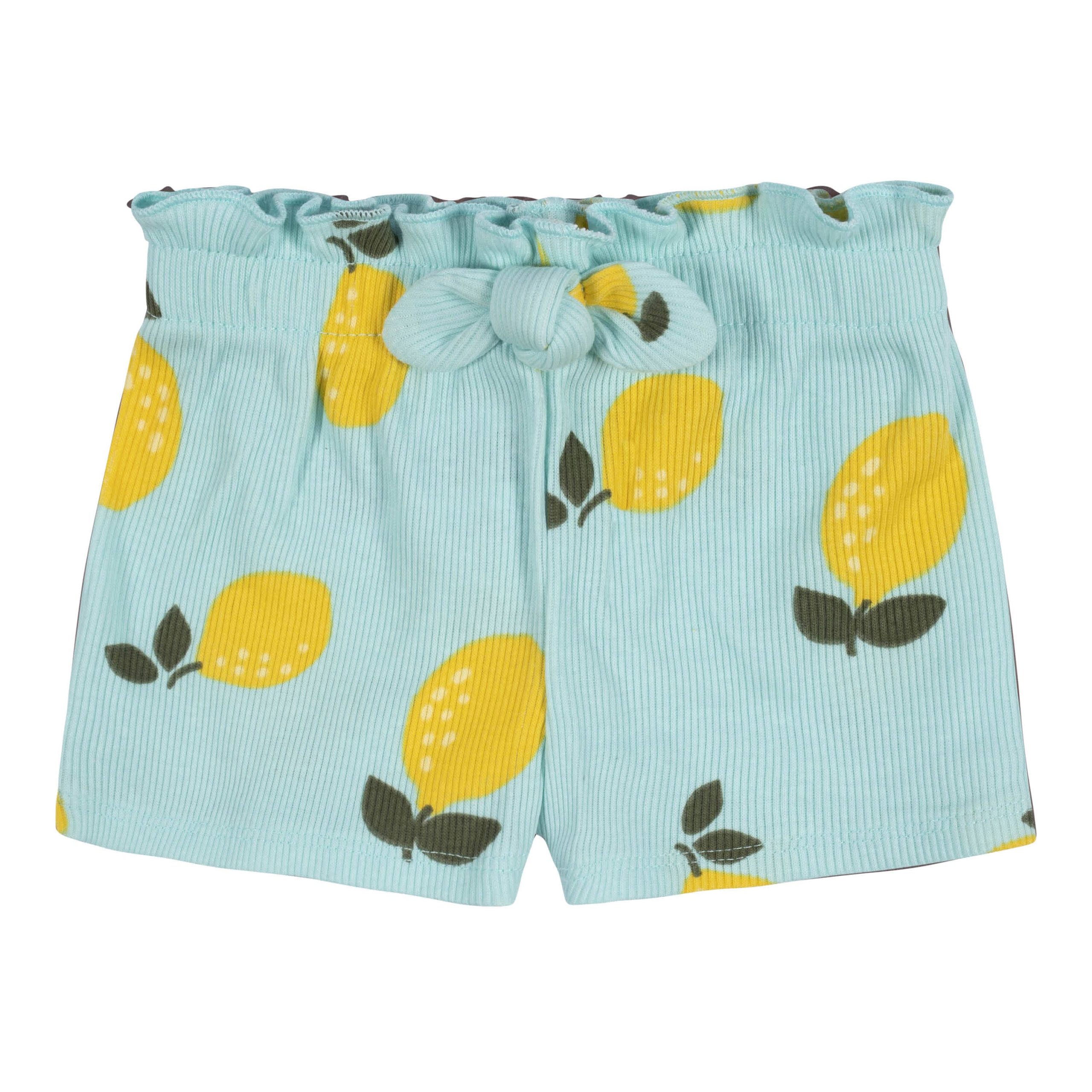 3-Pack Baby & Toddler Girls Picnic Day Dreams Pull-On Knit Shorts - Image 7