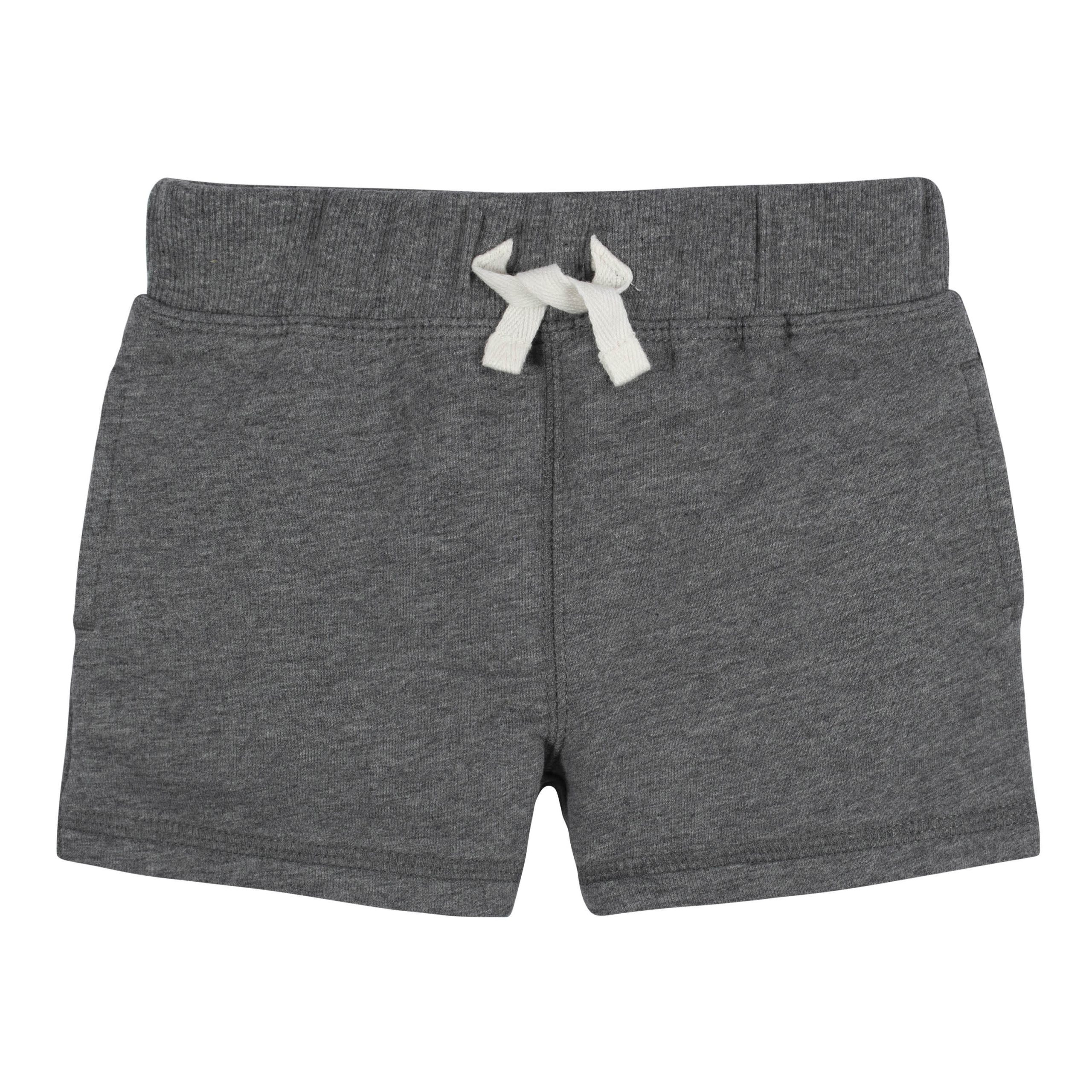 3-Pack Baby & Toddler Boys Neat Neutrals Pull-On Knit Shorts - Image 6