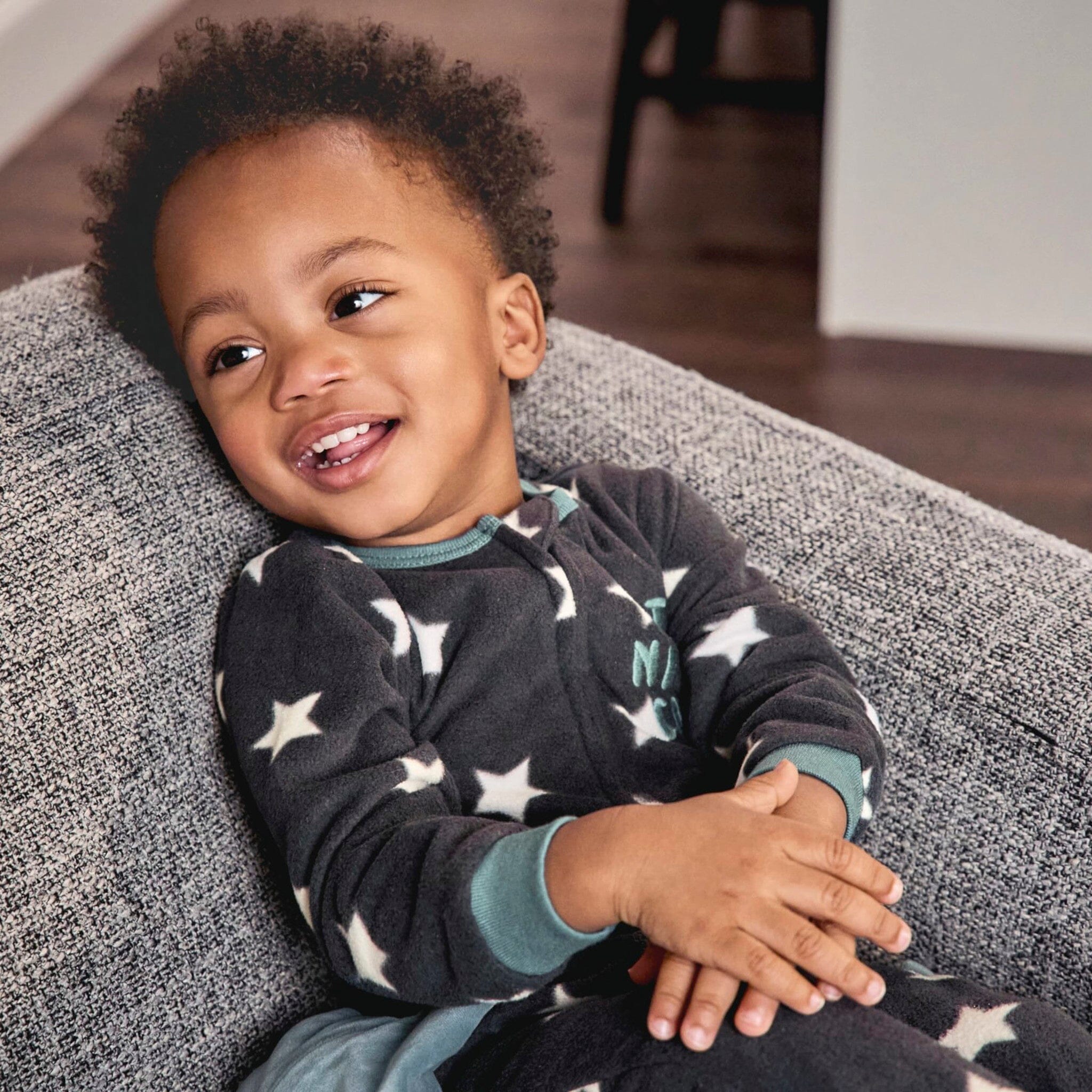 2-Pack Baby & Toddler Boys Stars Footed Fleece Pajamas - Image 3
