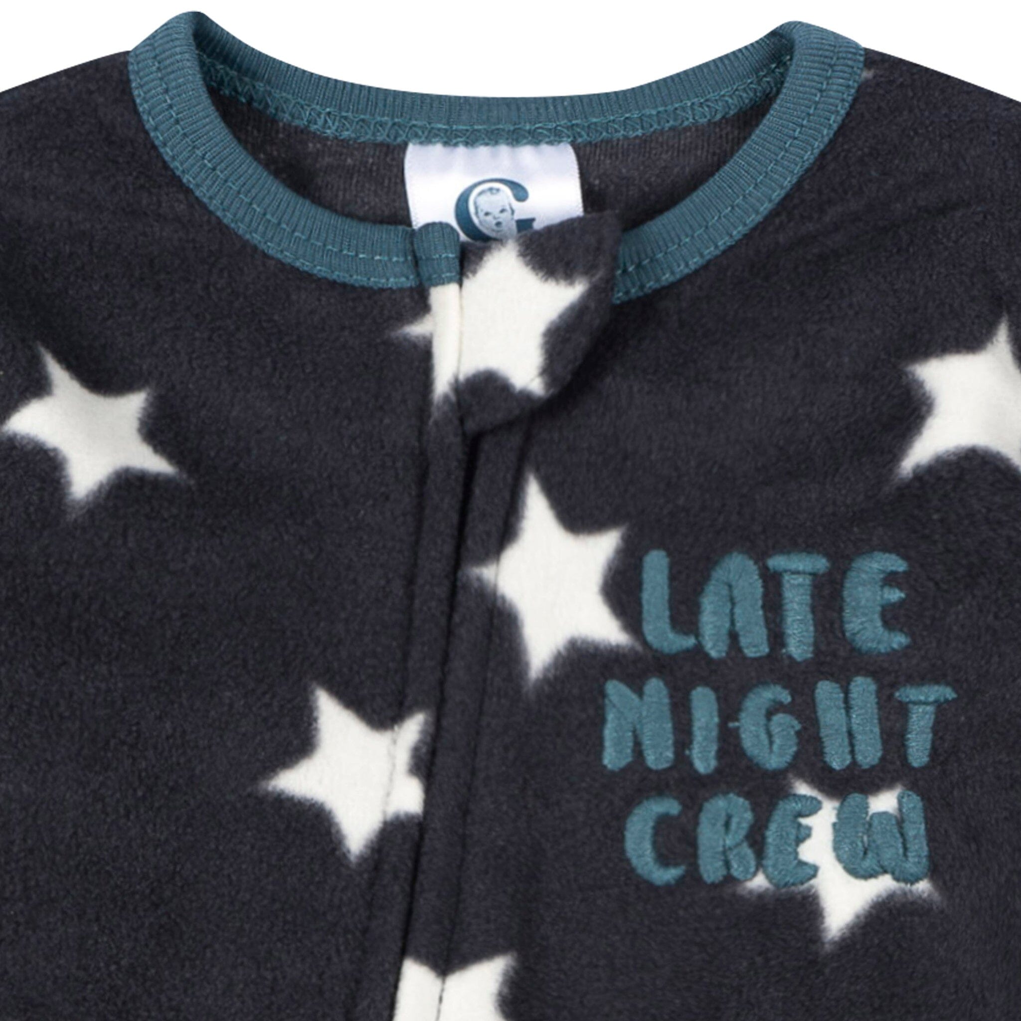 2-Pack Baby & Toddler Boys Stars Footed Fleece Pajamas - Image 7