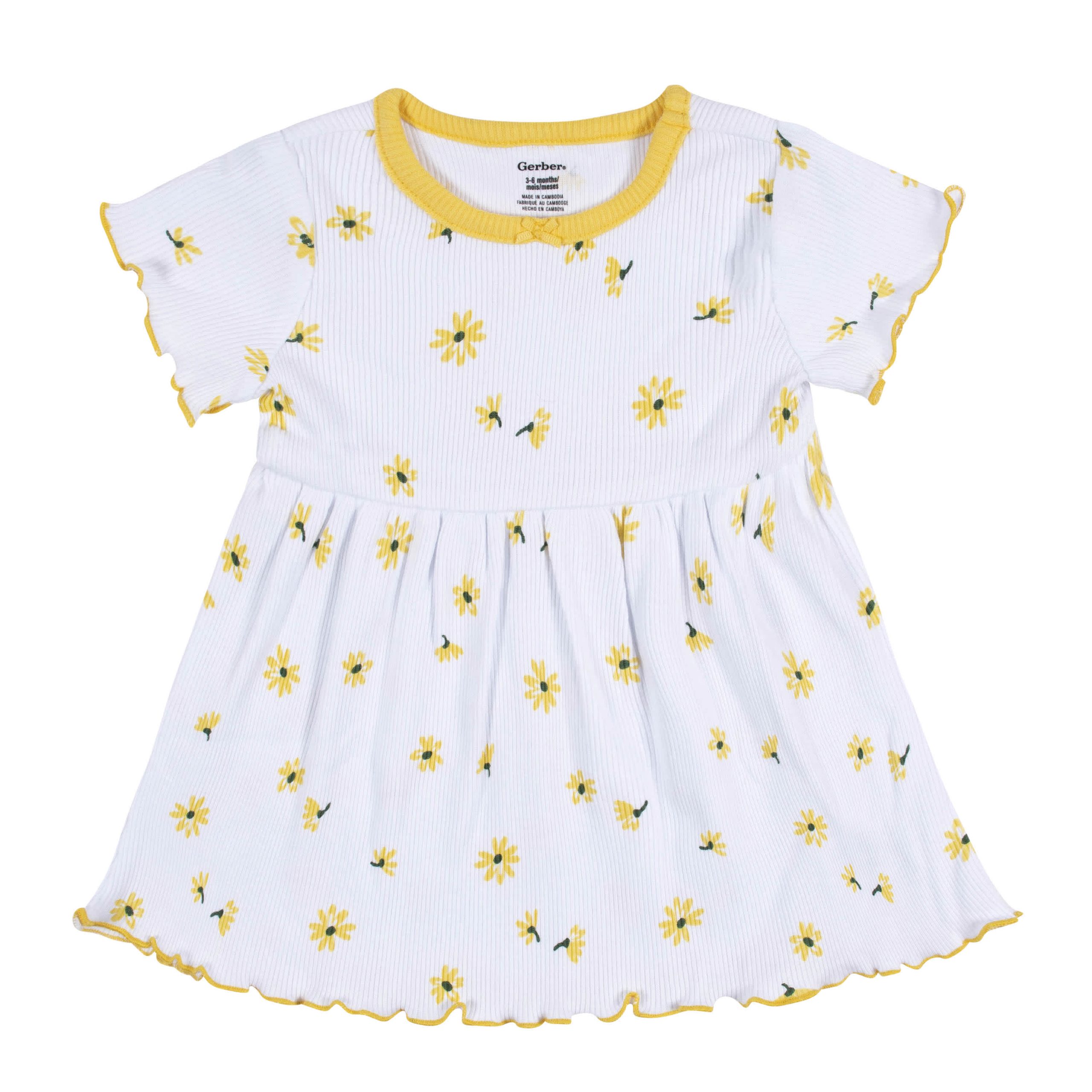 2-Pack Toddler Girls Picnic Day Dreams Short Sleeve Cotton Dresses - Image 9