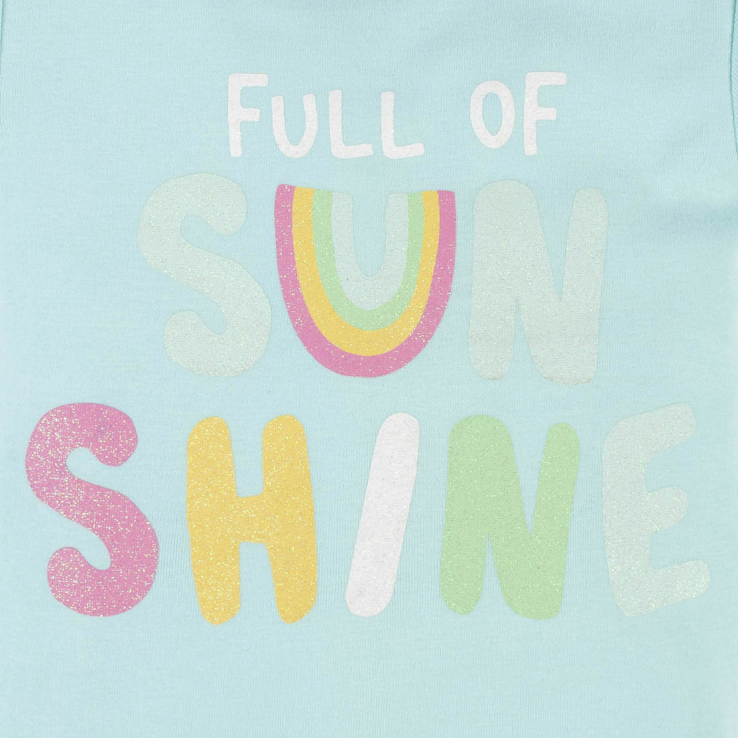 4-Piece Infant & Toddler Girls Dots Of Rainbows Tees, Skort & Pants Set - Image 3