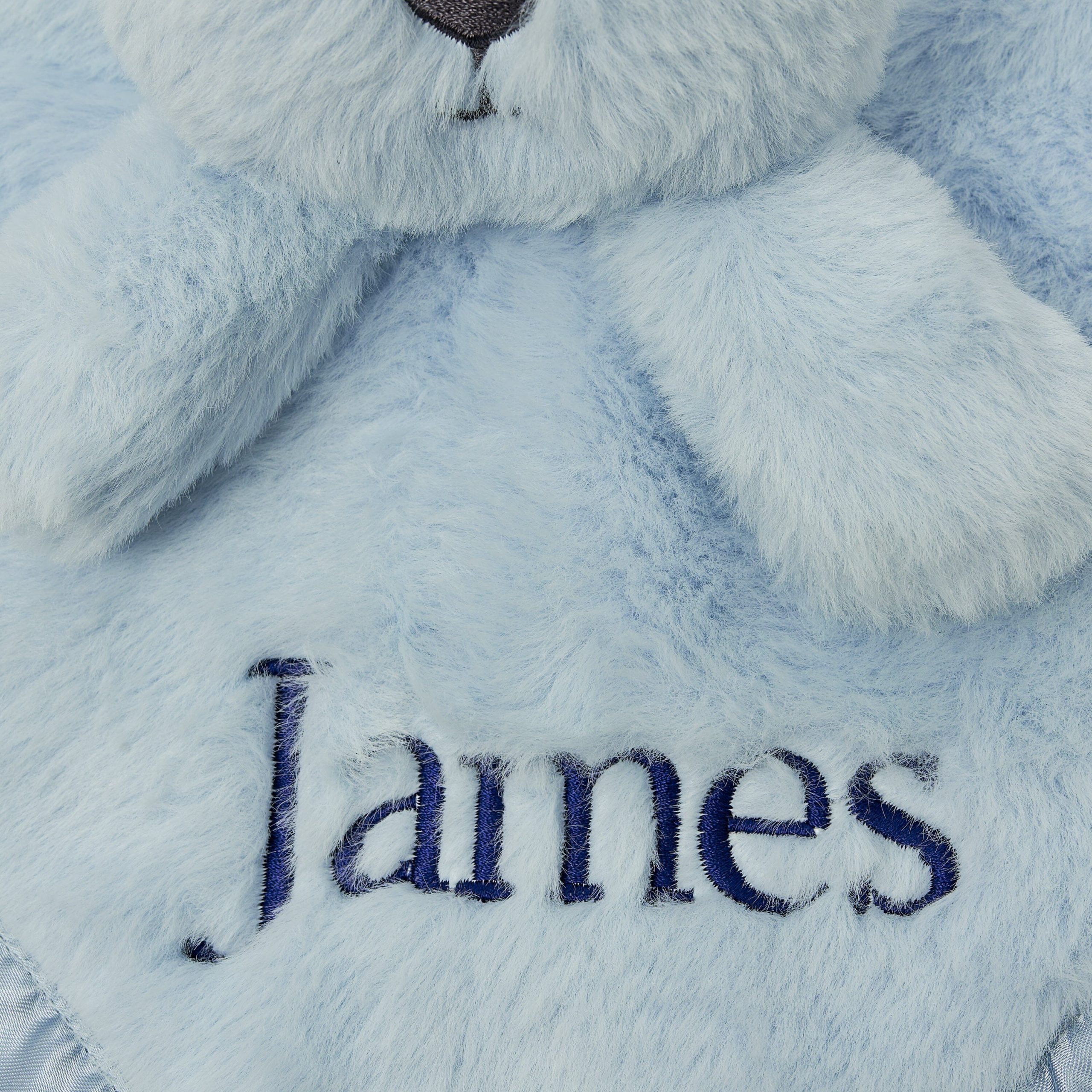Embroidered Boys Light Blue Security Blanket - Image 2