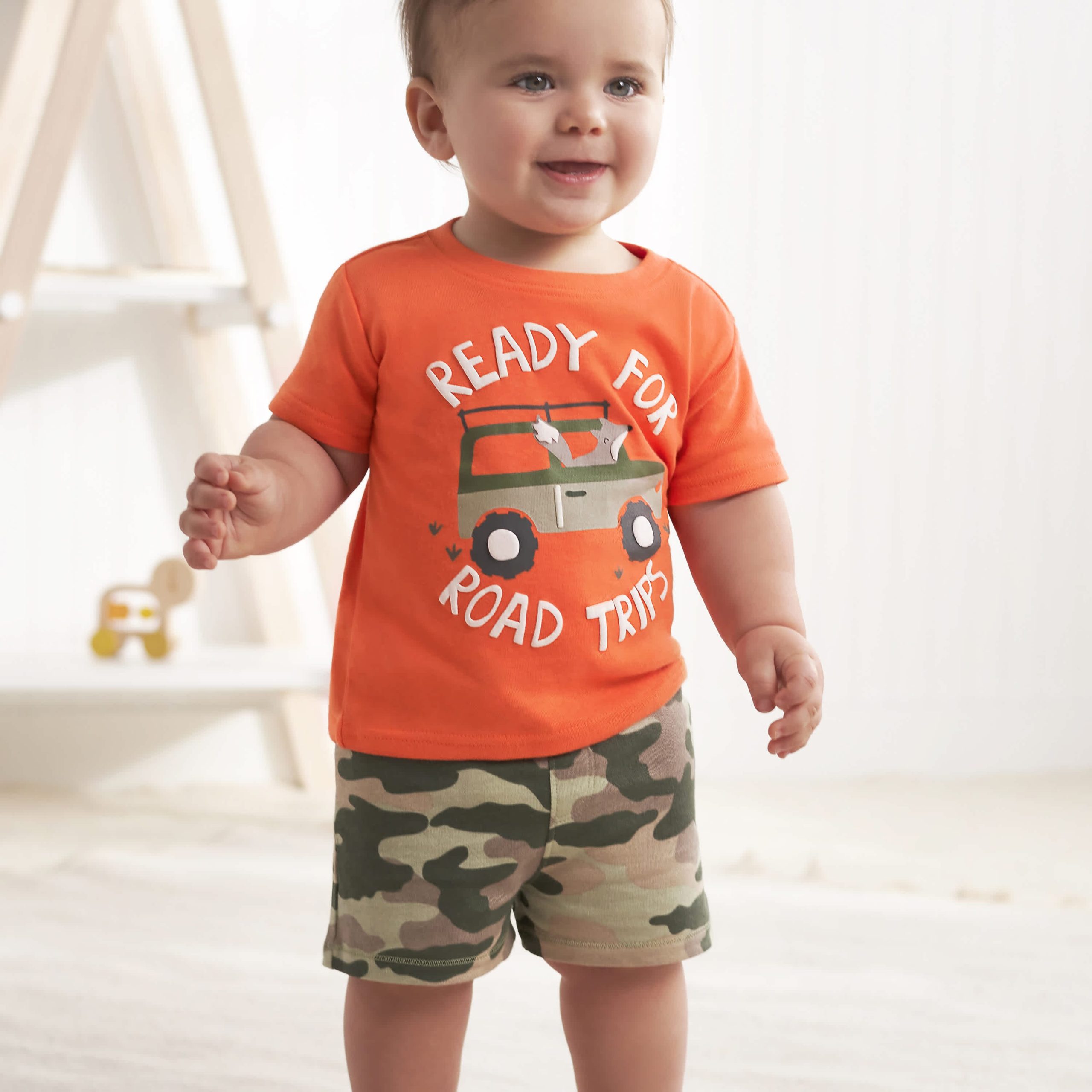 4-Piece Infant & Toddler Boys Camping Fun Tees, Shorts & Pants Set - Image 3