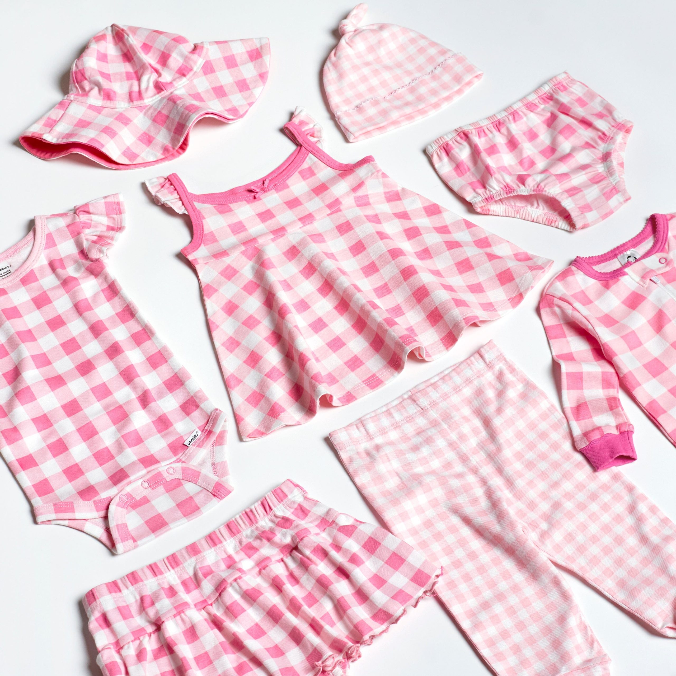 3-Piece Baby & Toddler Girls Summer Blossom Dress, Diaper Cover & Sun Hat Set - Image 7