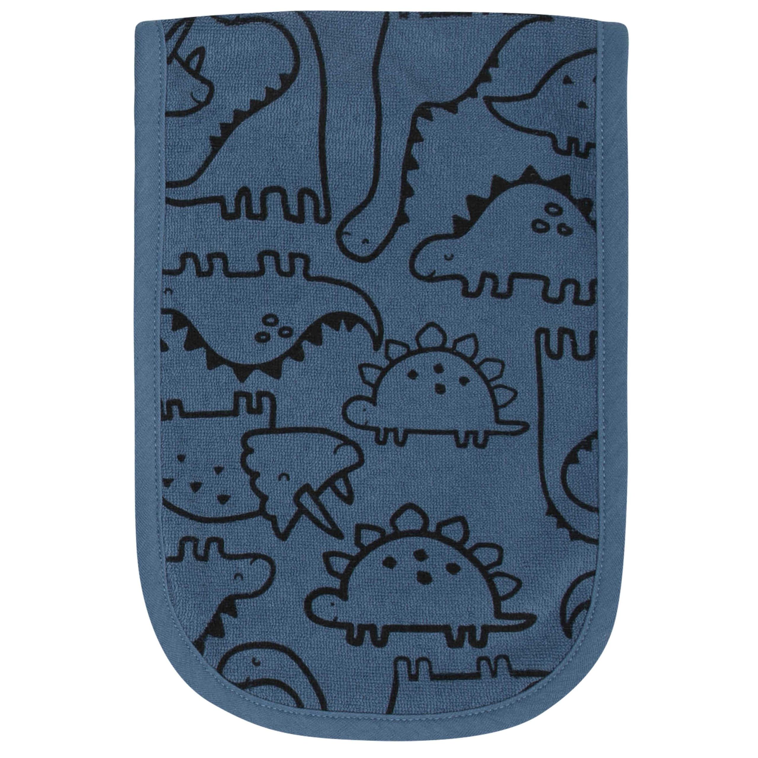 6-Piece Baby Boys Dino Terry Bibs & Burp Cloths Set - Image 8