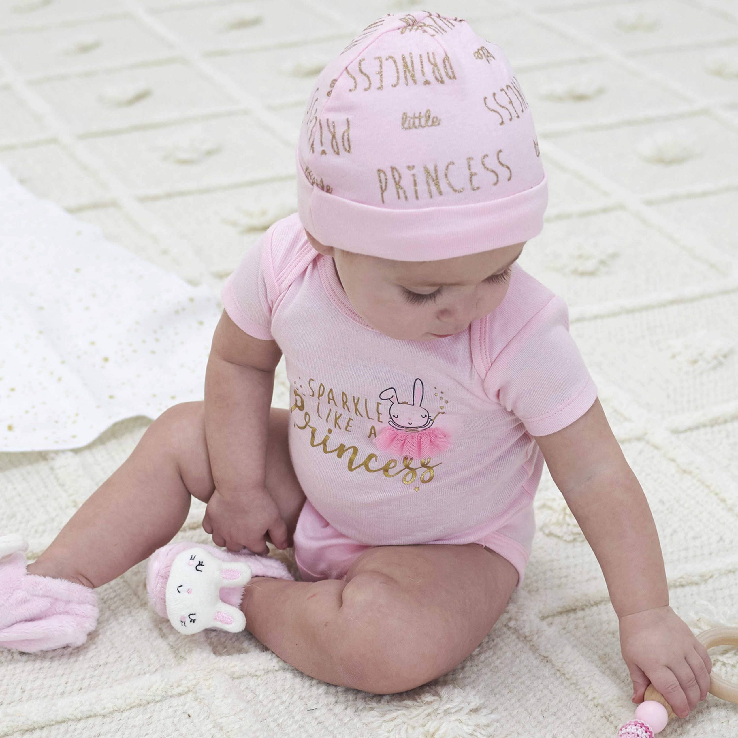 17-Piece Baby Girls Little Princess Apparel & Blankets Set - Image 19