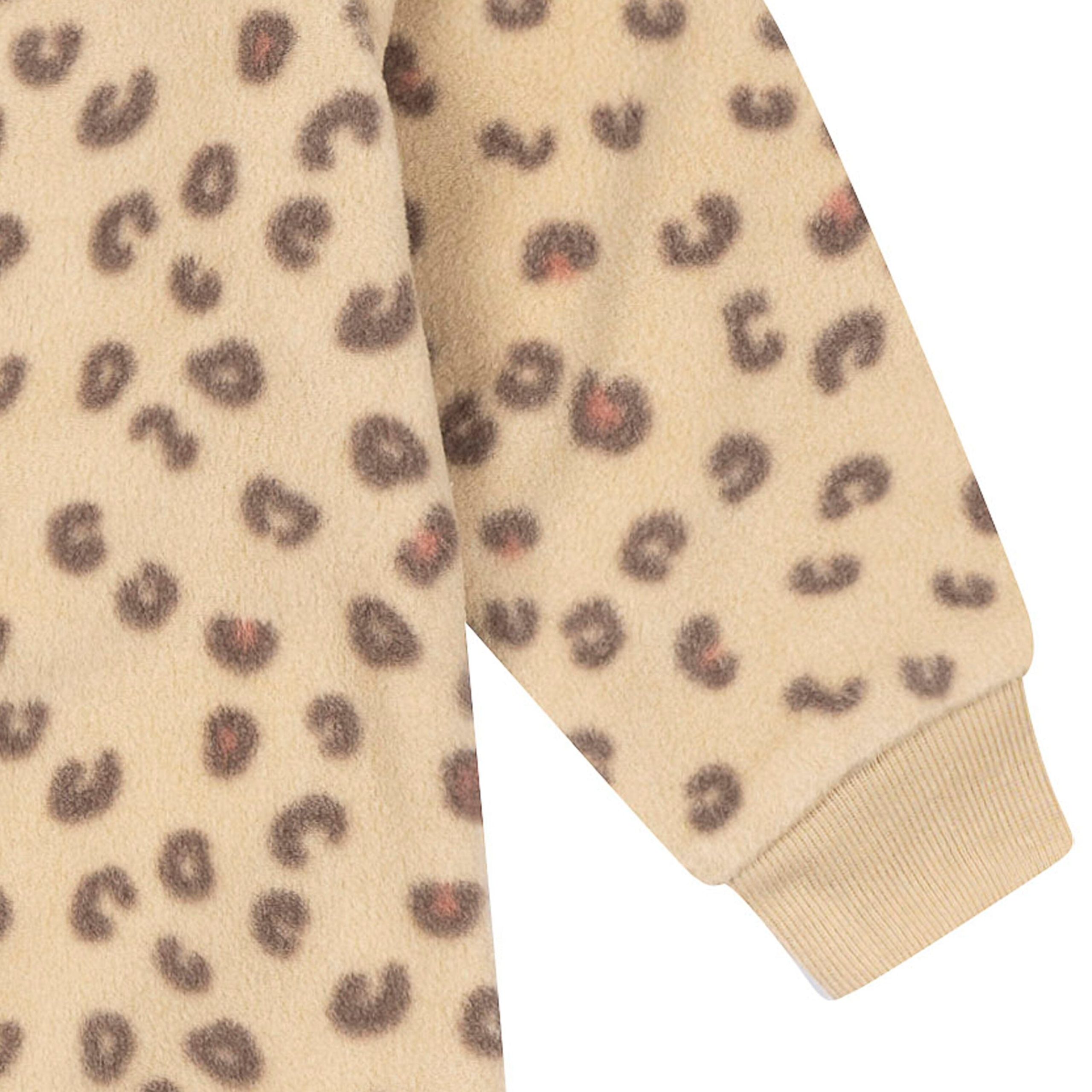 Baby & Toddler Girls Leopard Footed Fleece Pajamas - Image 7