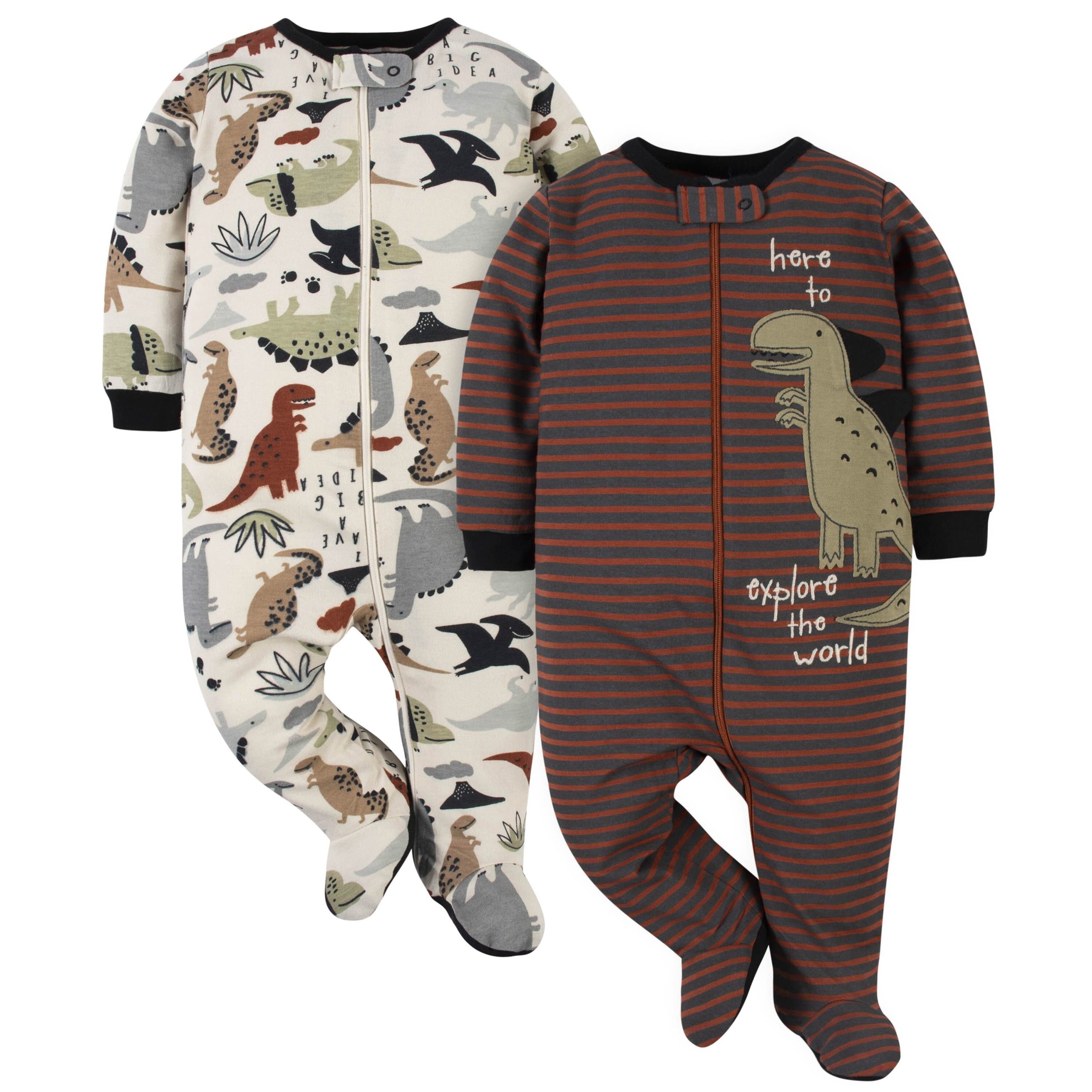 17-Piece Baby Boys Dino Apparel & Blankets Set - Image 2