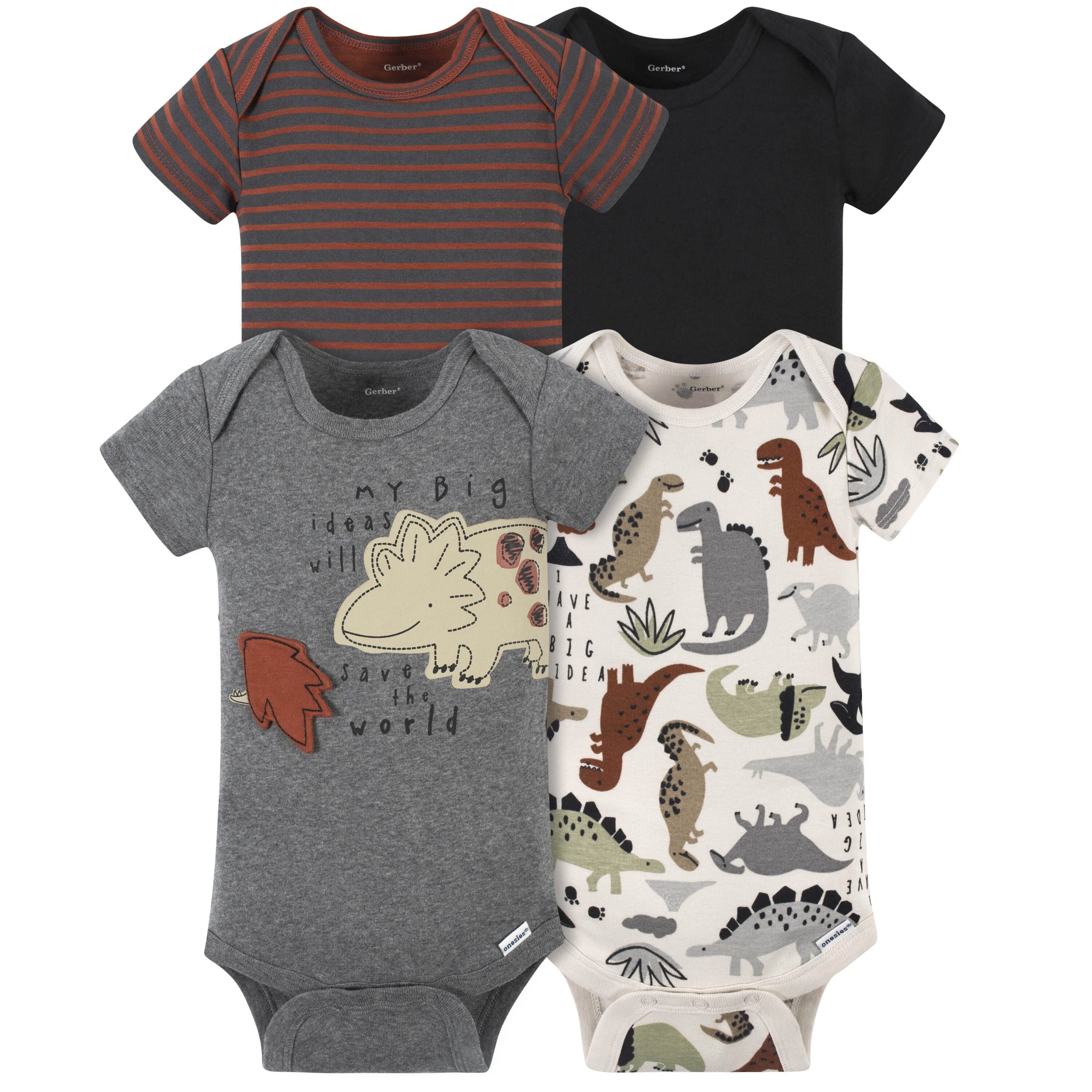 17-Piece Baby Boys Dino Apparel & Blankets Set - Image 3