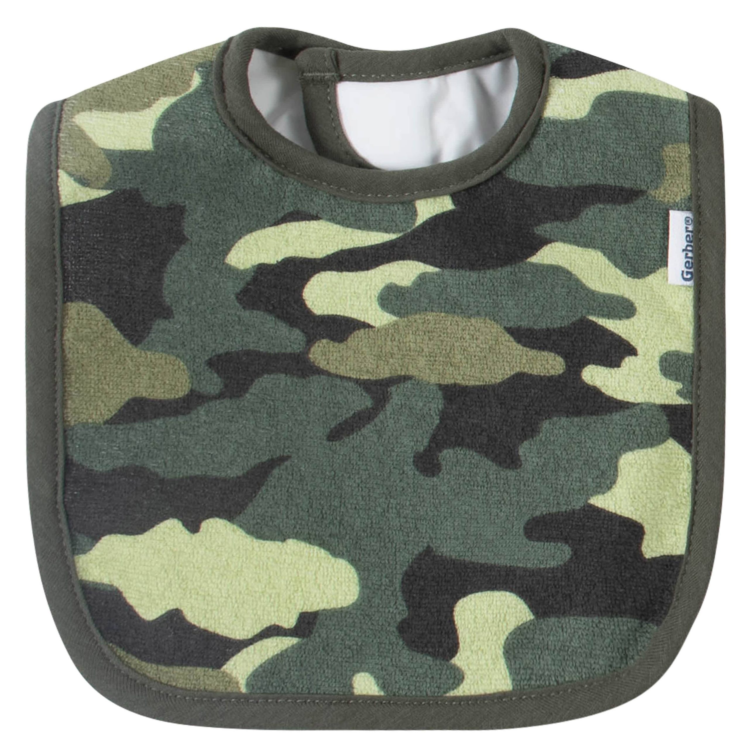 7-Piece Baby Boys Bear Terry Bibs & Terry Burp Cloths Set - Image 3