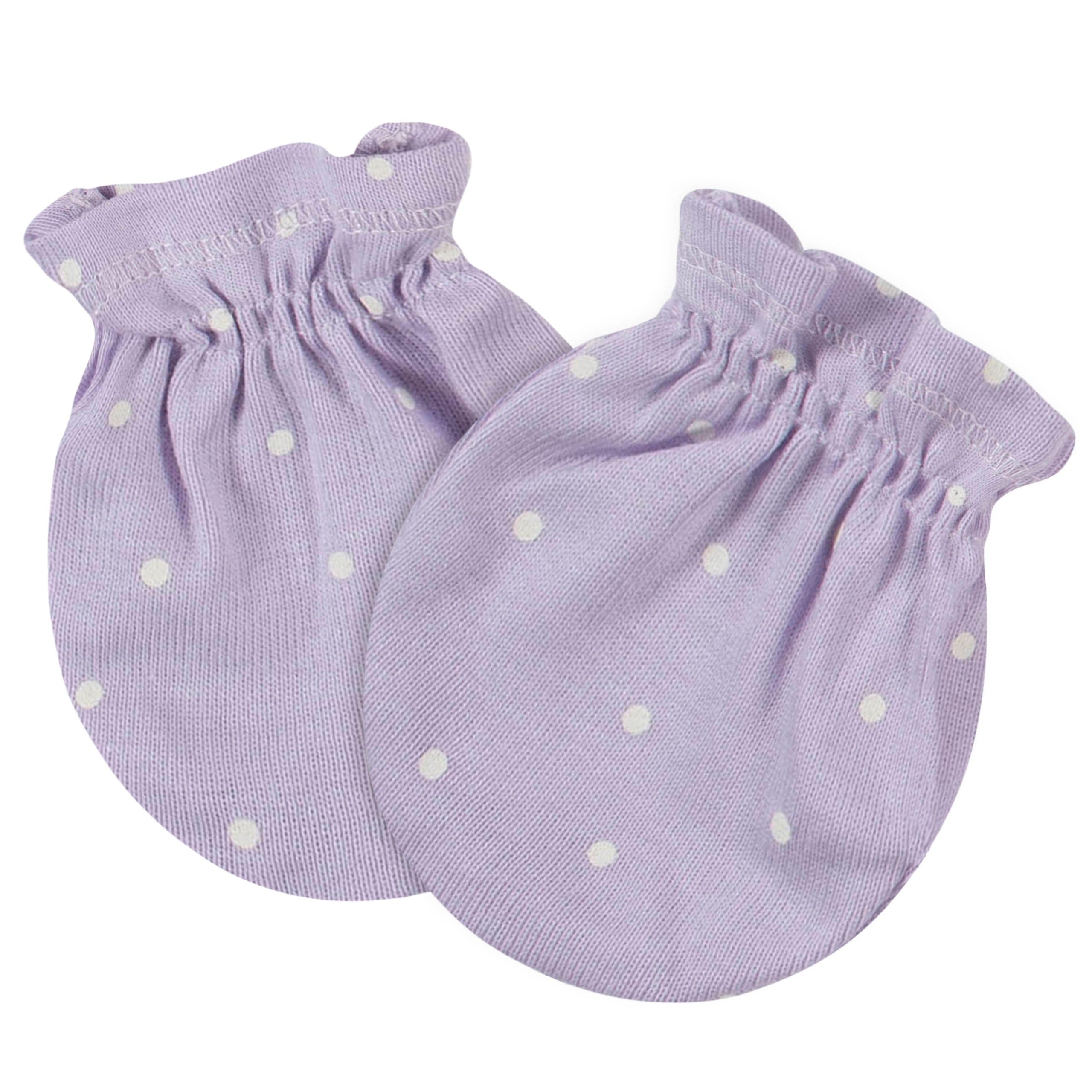 8-Piece Baby Girls Bunny Caps & Mittens Set - Image 9