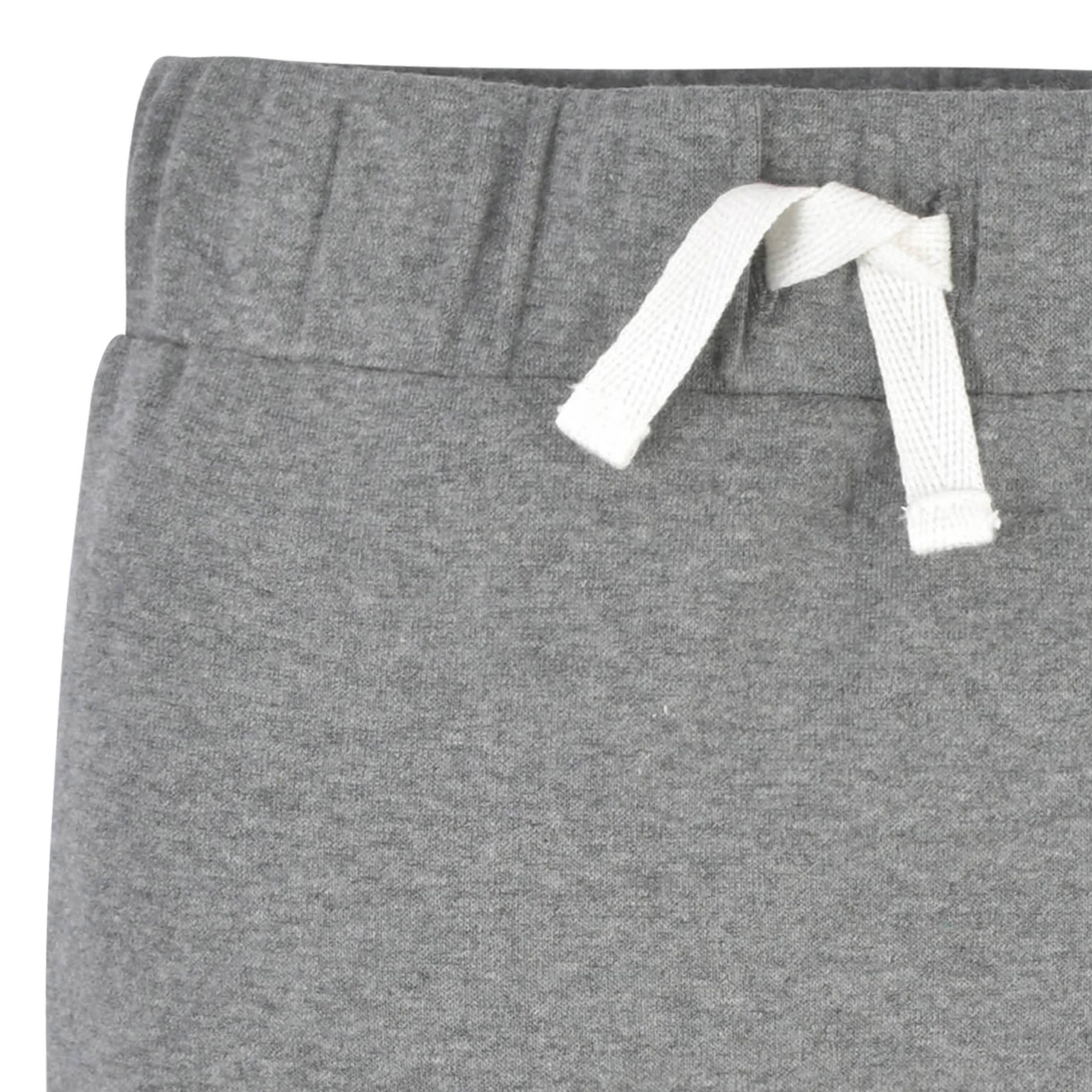 2-Pack Baby Neutral Comfy Stretch Gray & Black Pants - Image 3