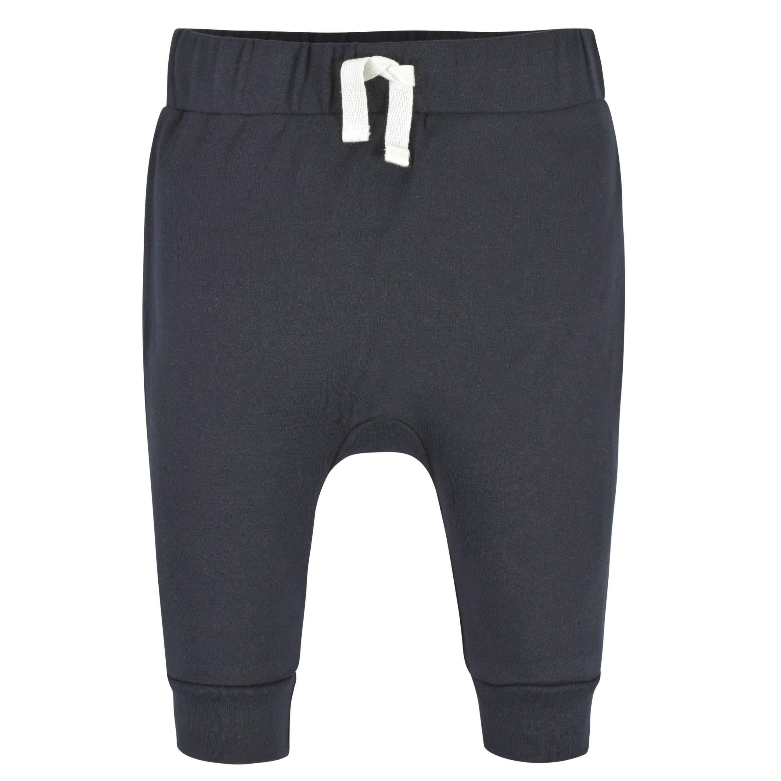 2-Pack Baby Neutral Comfy Stretch Gray & Black Pants - Image 4