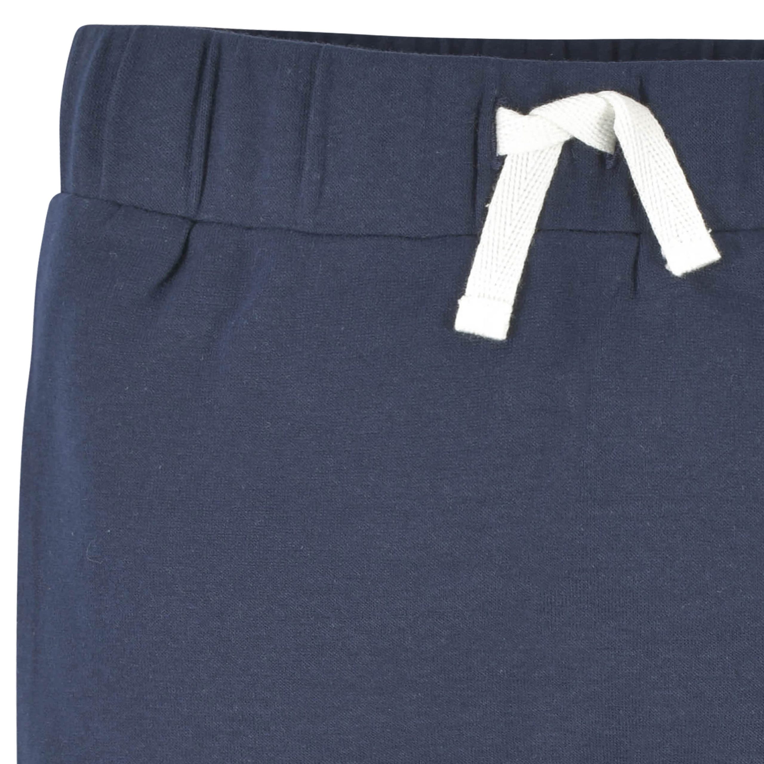 2-Pack Baby Boys Comfy Stretch Navy & Blue Pants - Image 6