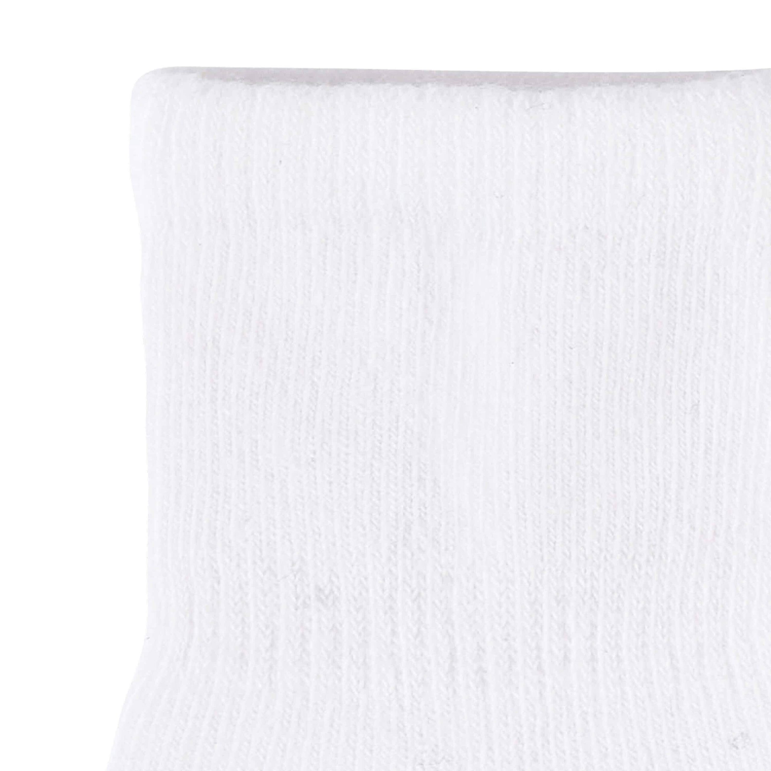 8-Pack Baby & Toddler White Wiggle Proof® Jersey Crew Socks - Image 4
