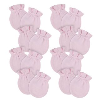 8-Pack Baby Neutral Light Pink No Scratch Mittens
