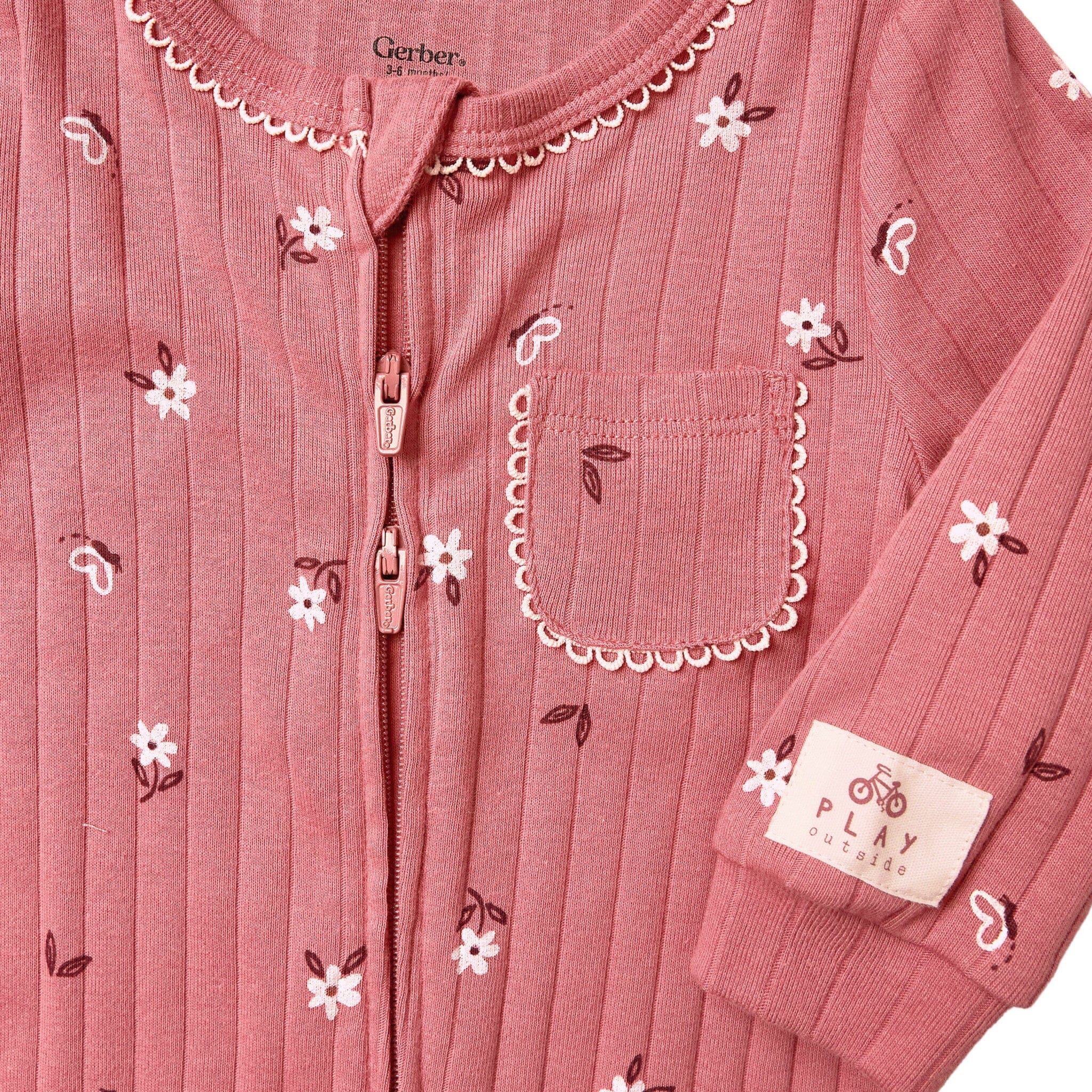 Baby Girls Rose Romper - Image 4