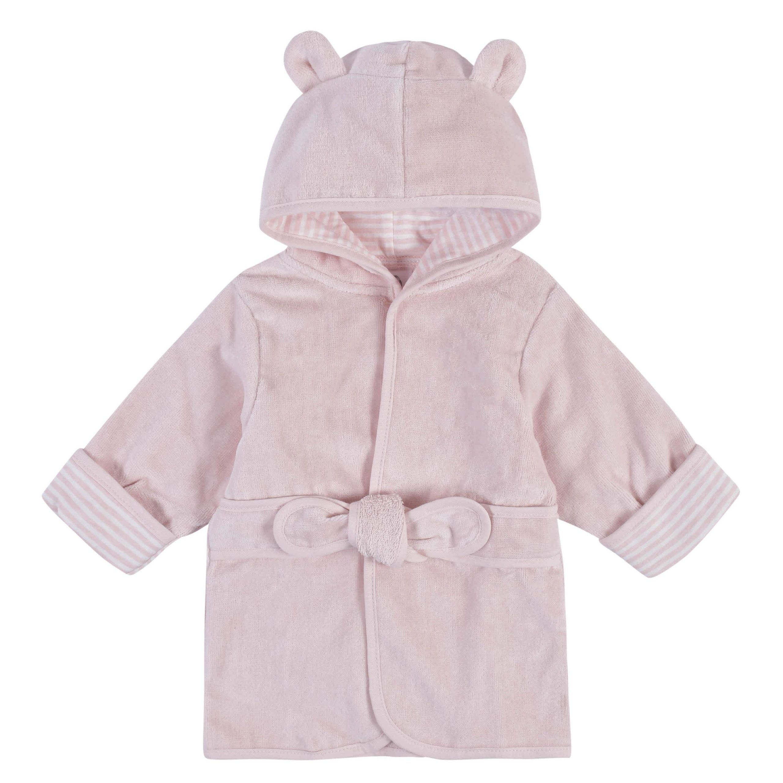 10-Piece Baby & Toddler Girls Fox Hooded Towel, Robe, & Washcloths Set - Image 4