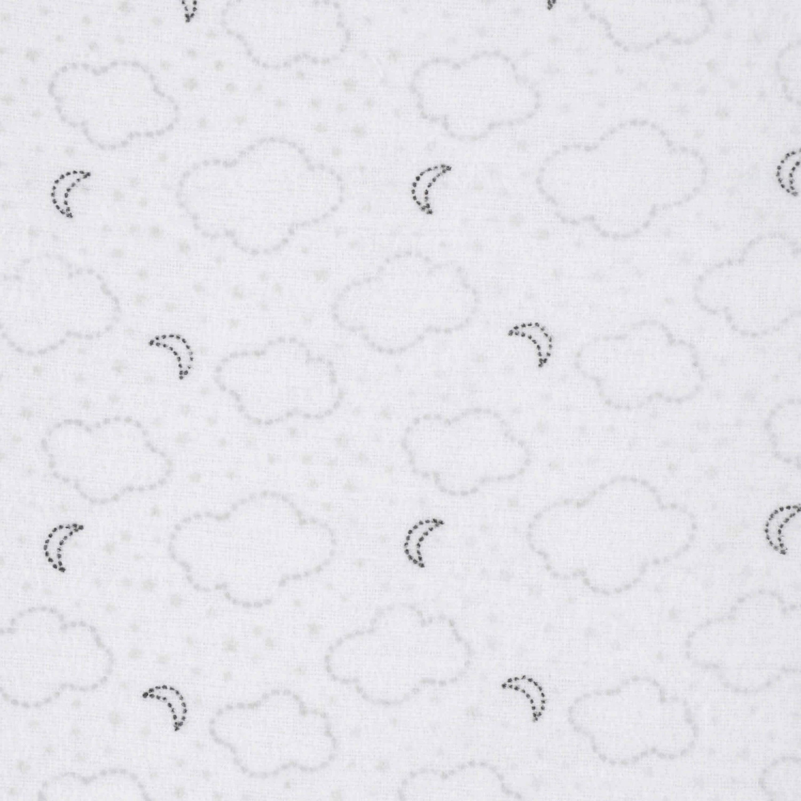 5-Pack Baby Neutral Clouds Flannel Receiving Blankets - Image 3