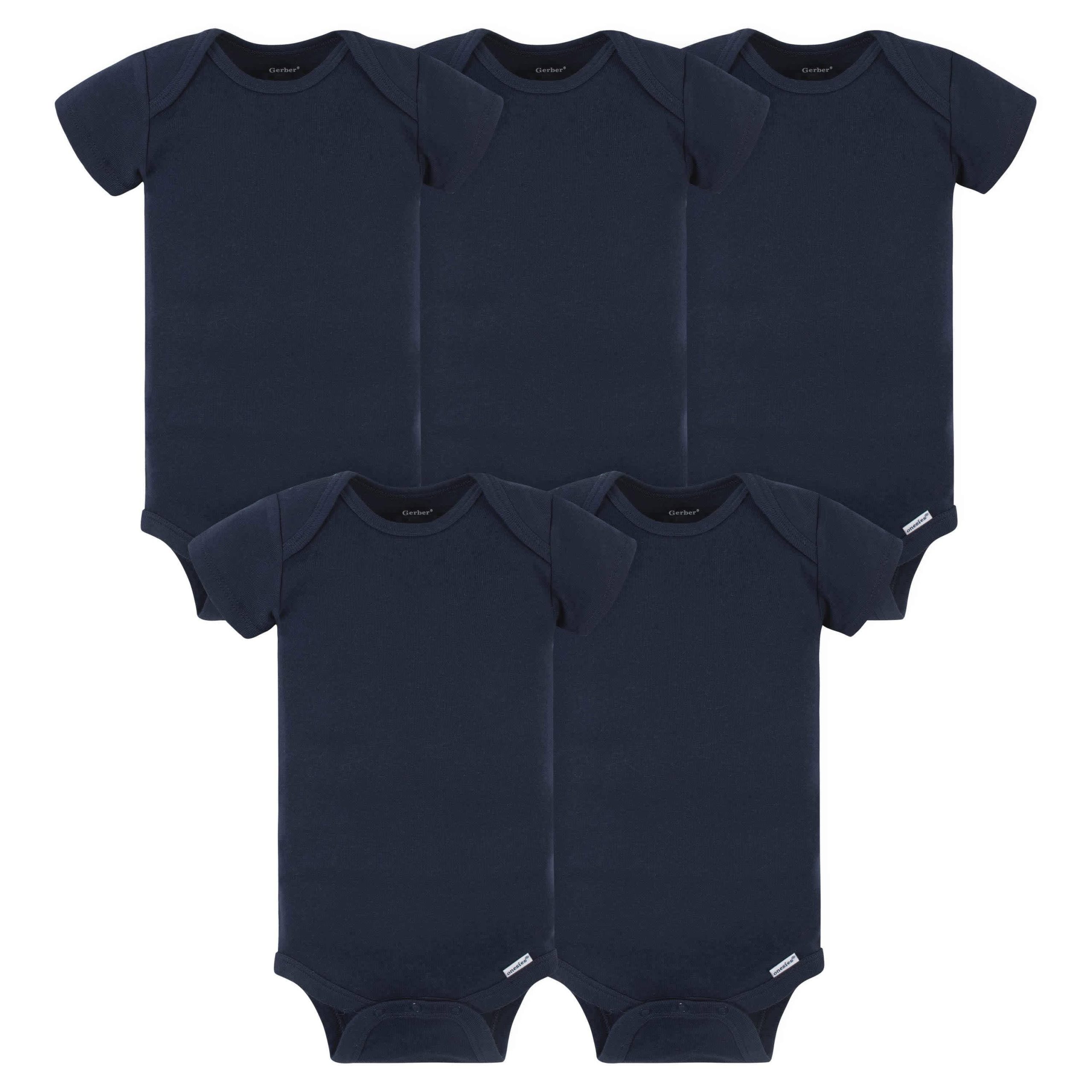 5-Pack Baby Navy Onesies® Bodysuits
