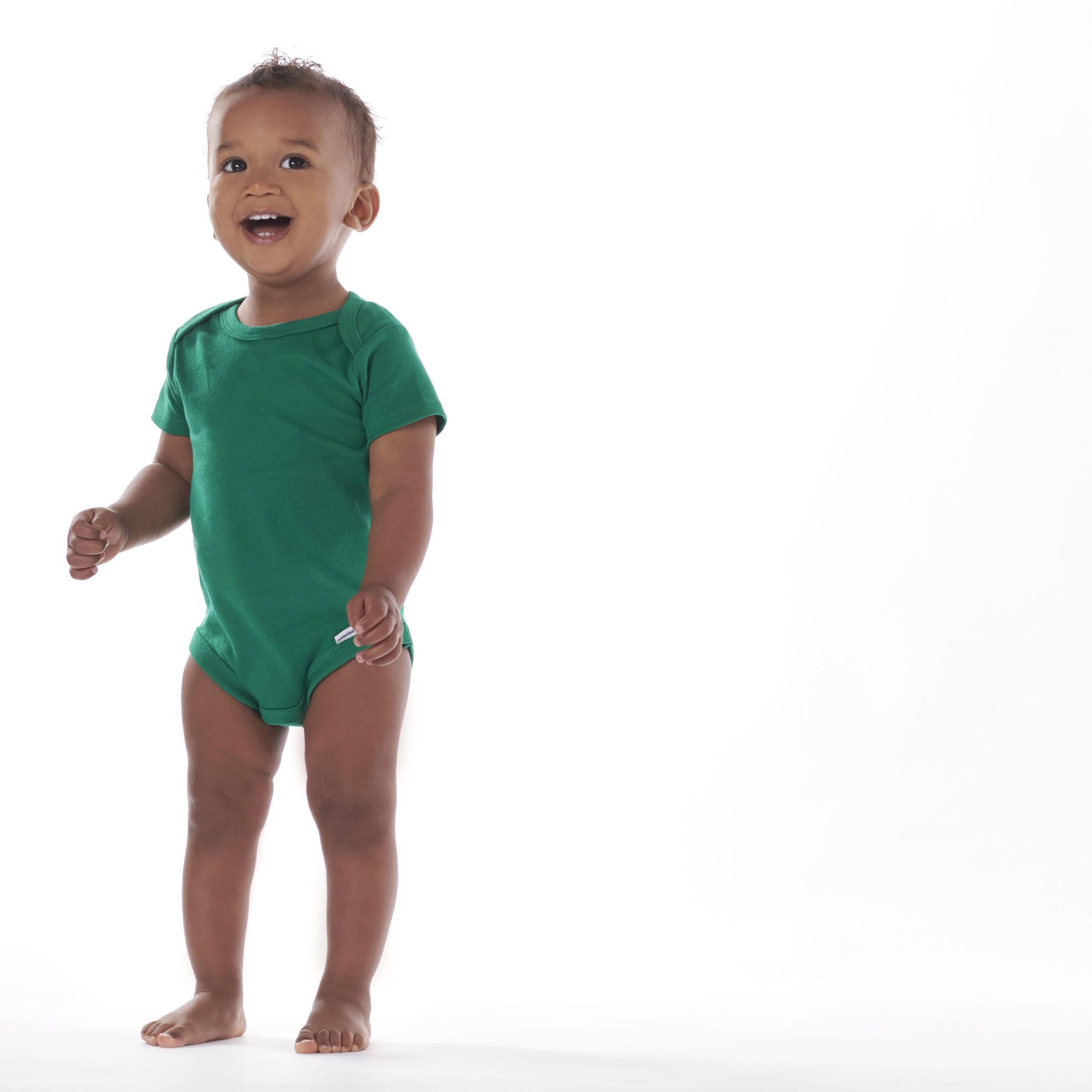 Onesies® Baby 5-Pack Green Bodysuits - Image 2