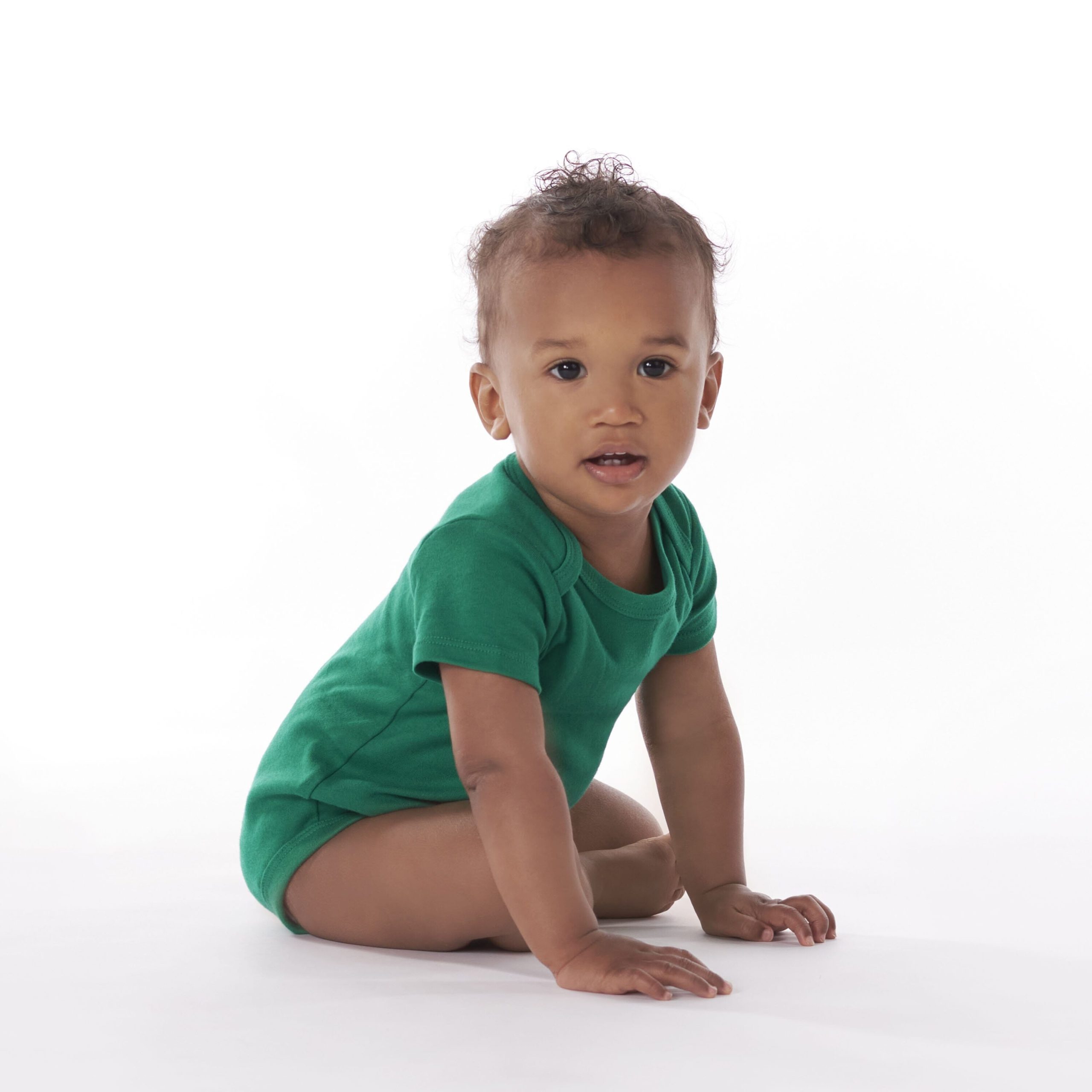 Onesies® Baby 5-Pack Green Bodysuits - Image 4