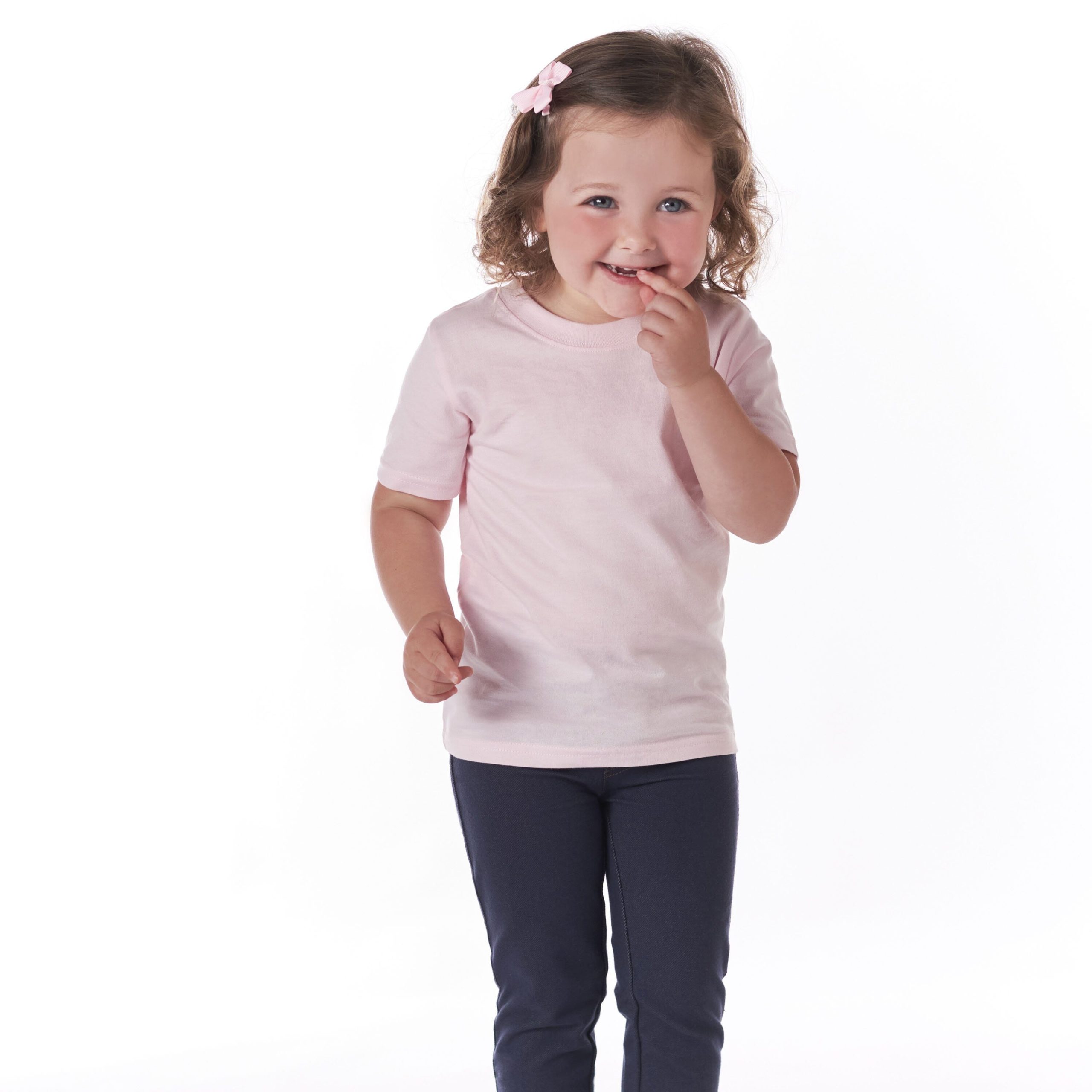 5-Pack Infant & Toddler Light Pink Short Sleeve Tees - Image 5