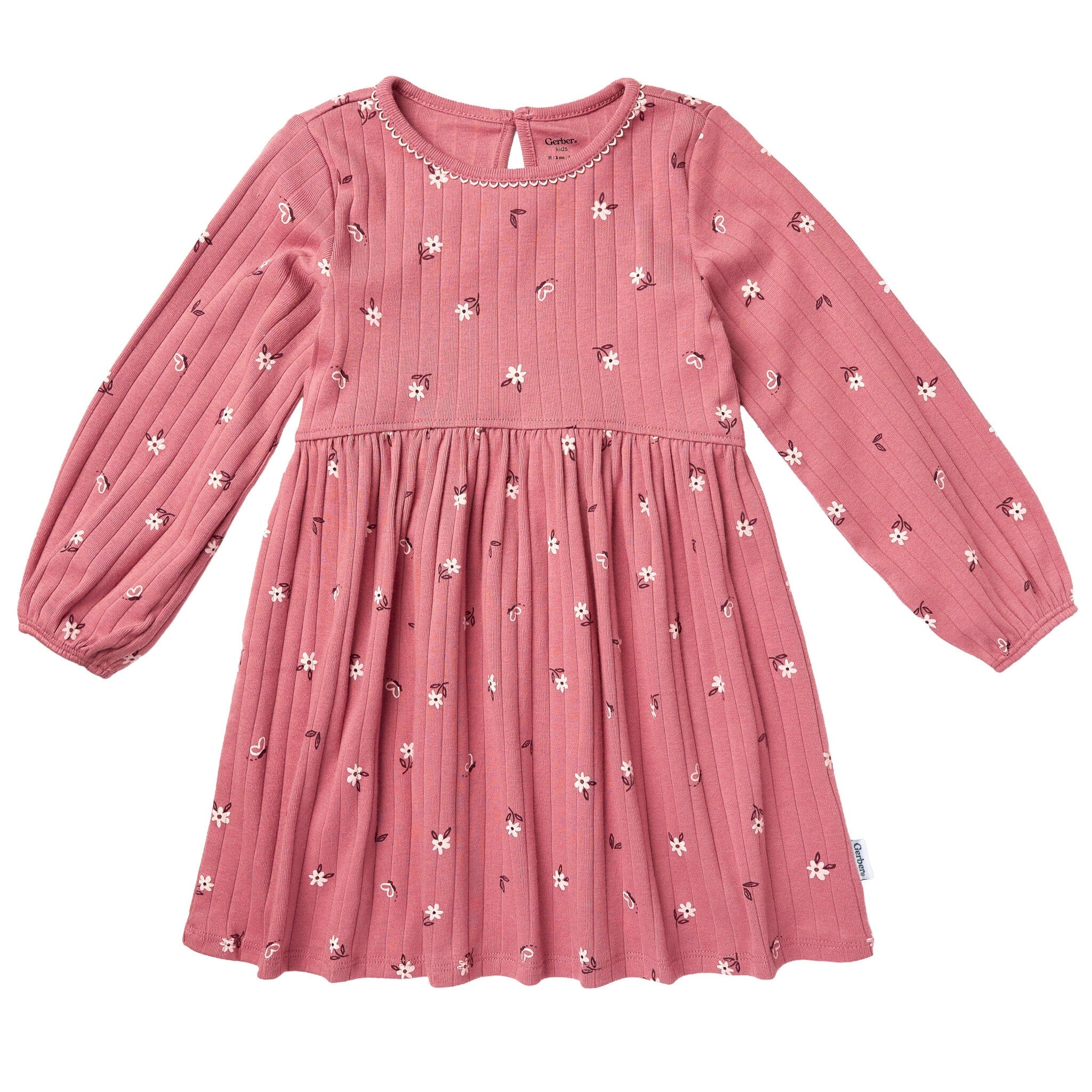 2-Piece Infant & Toddler Girls Rose Dress Set - Image 5