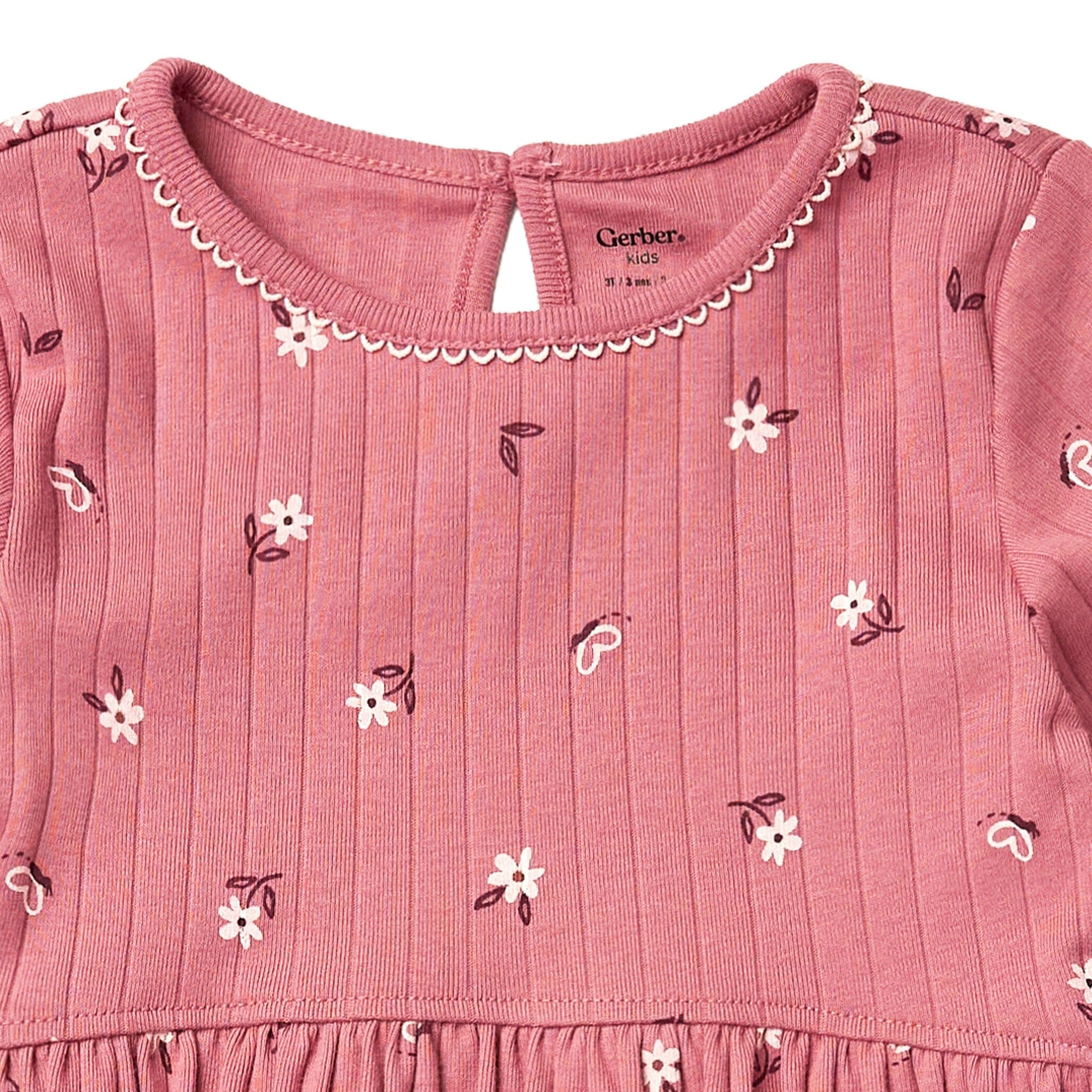 2-Piece Infant & Toddler Girls Rose Dress Set - Image 6