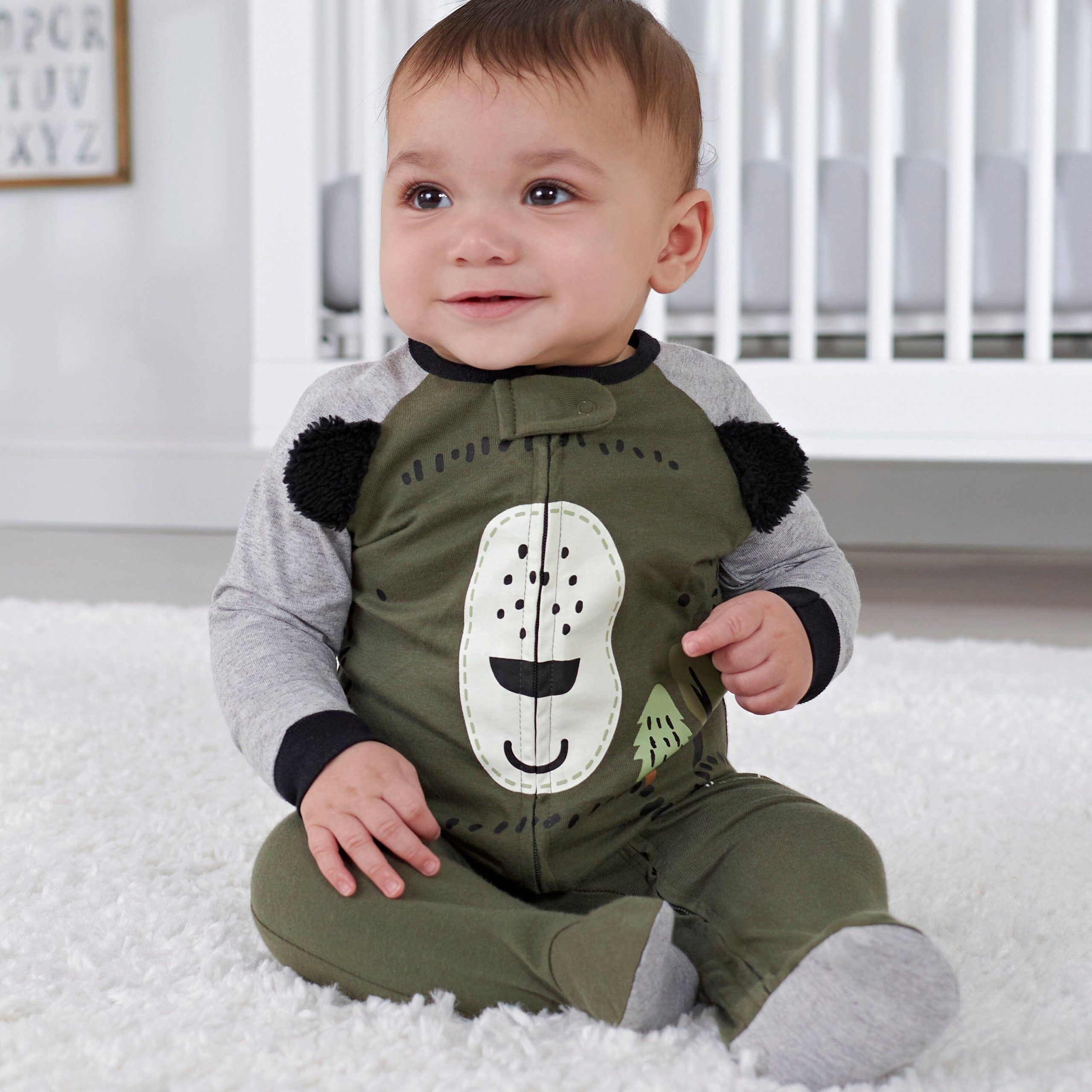 6-Piece Baby Boys Bear Onesies® Bodysuit and Sleep 'N Play Set - Image 3
