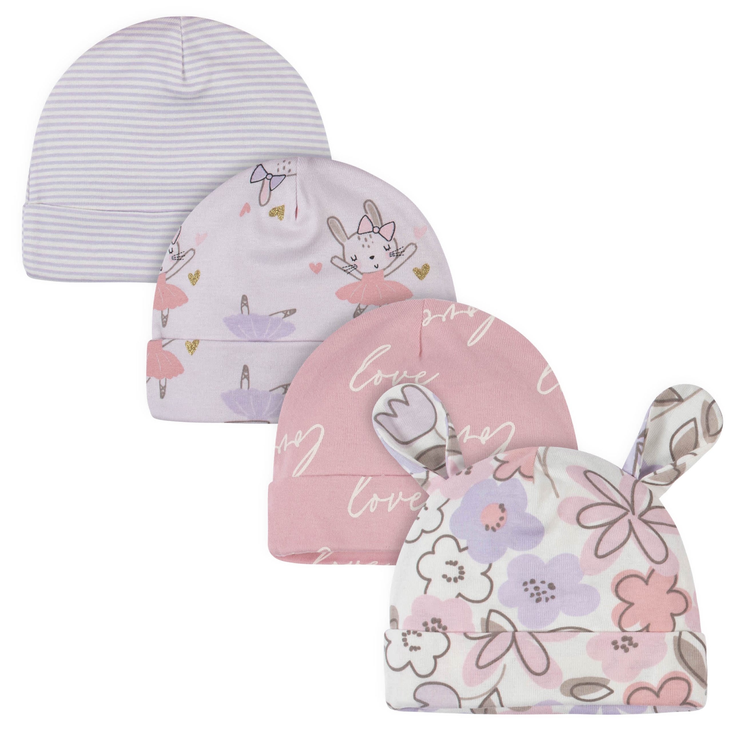 16-Piece Baby Girls Bunny Ballerina Gown, Mitten, Cap, & Sock Set - Image 4