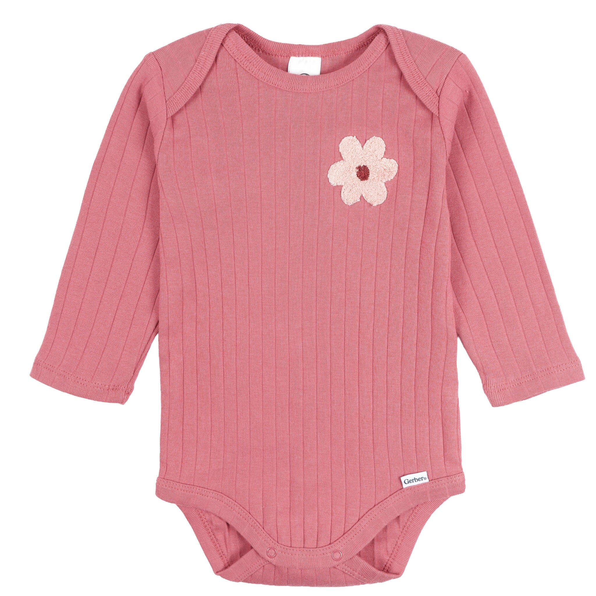 2-Piece Baby Girls Rose Bodysuit and Pant Set - Image 4