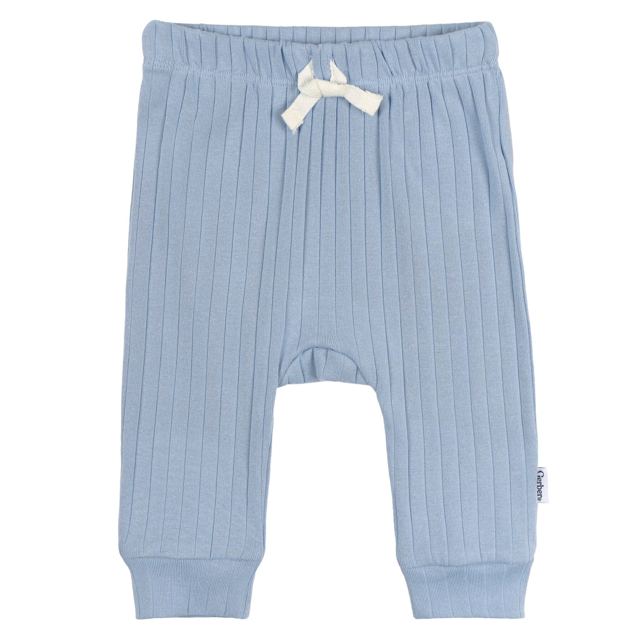 2-Piece Baby Boys Blue Bodysuit and Pant Set - Image 8