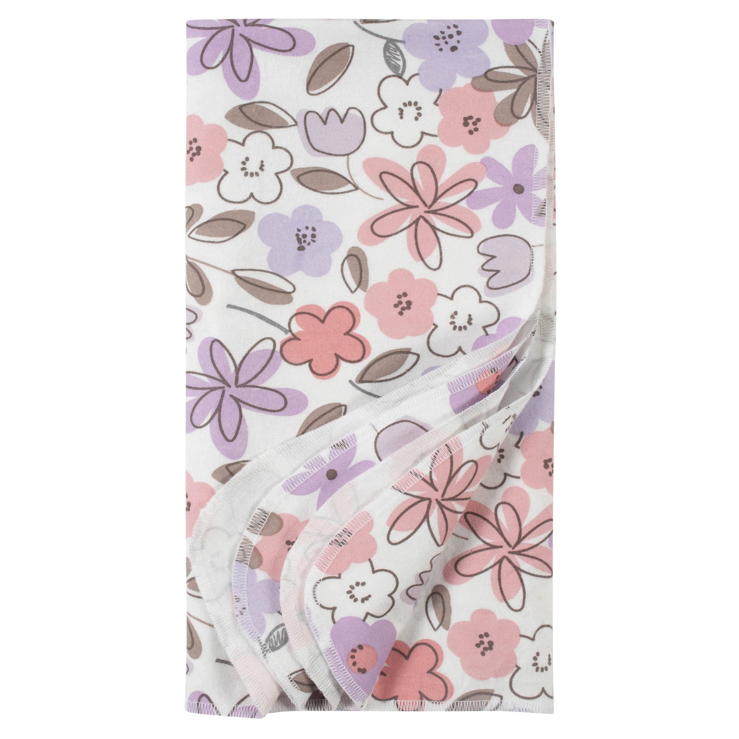 4-Pack Girls Bunny Ballerina Flannel Receiving Blankets - Image 2