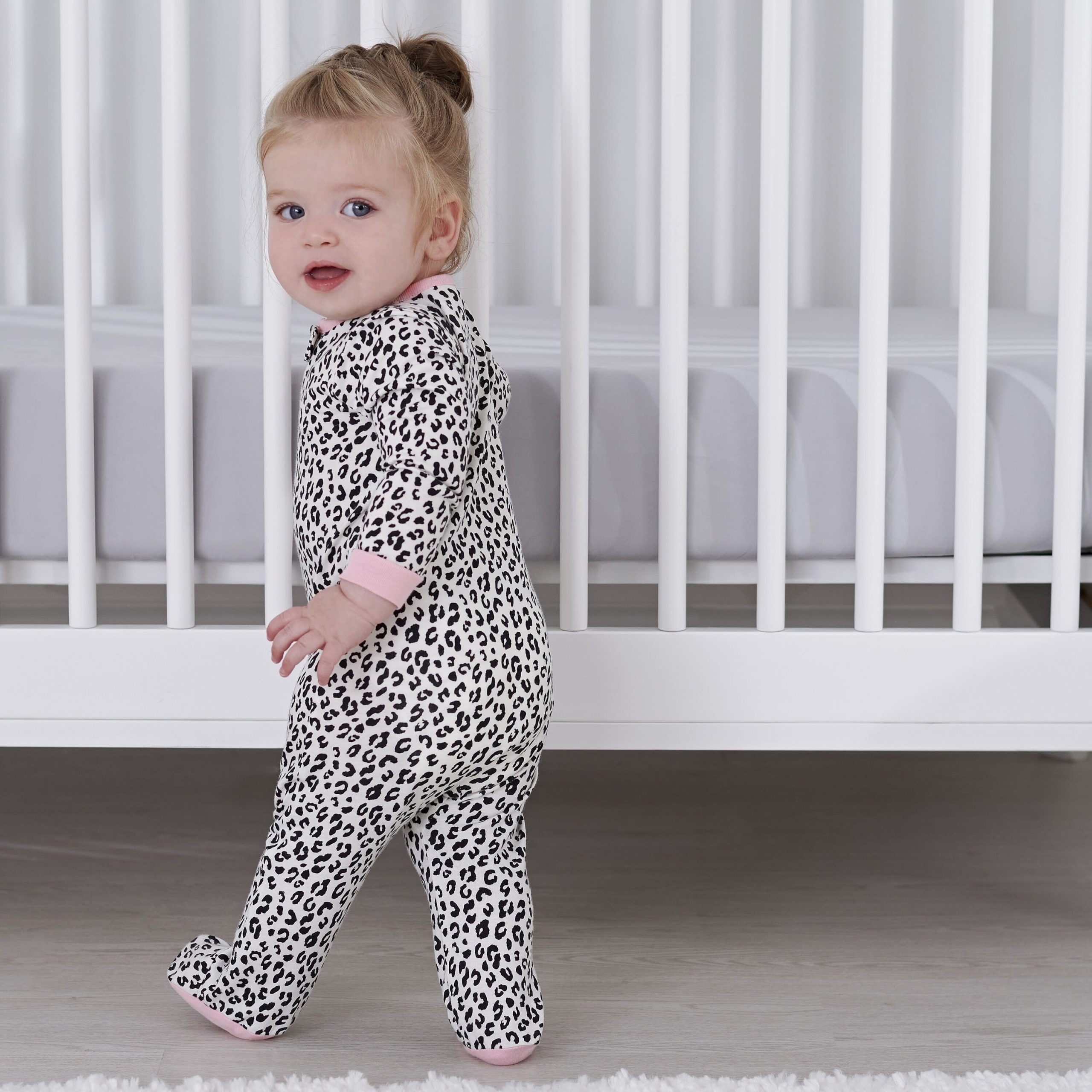 2-Pack Baby Girls Leopard Sleep 'N Plays - Image 2