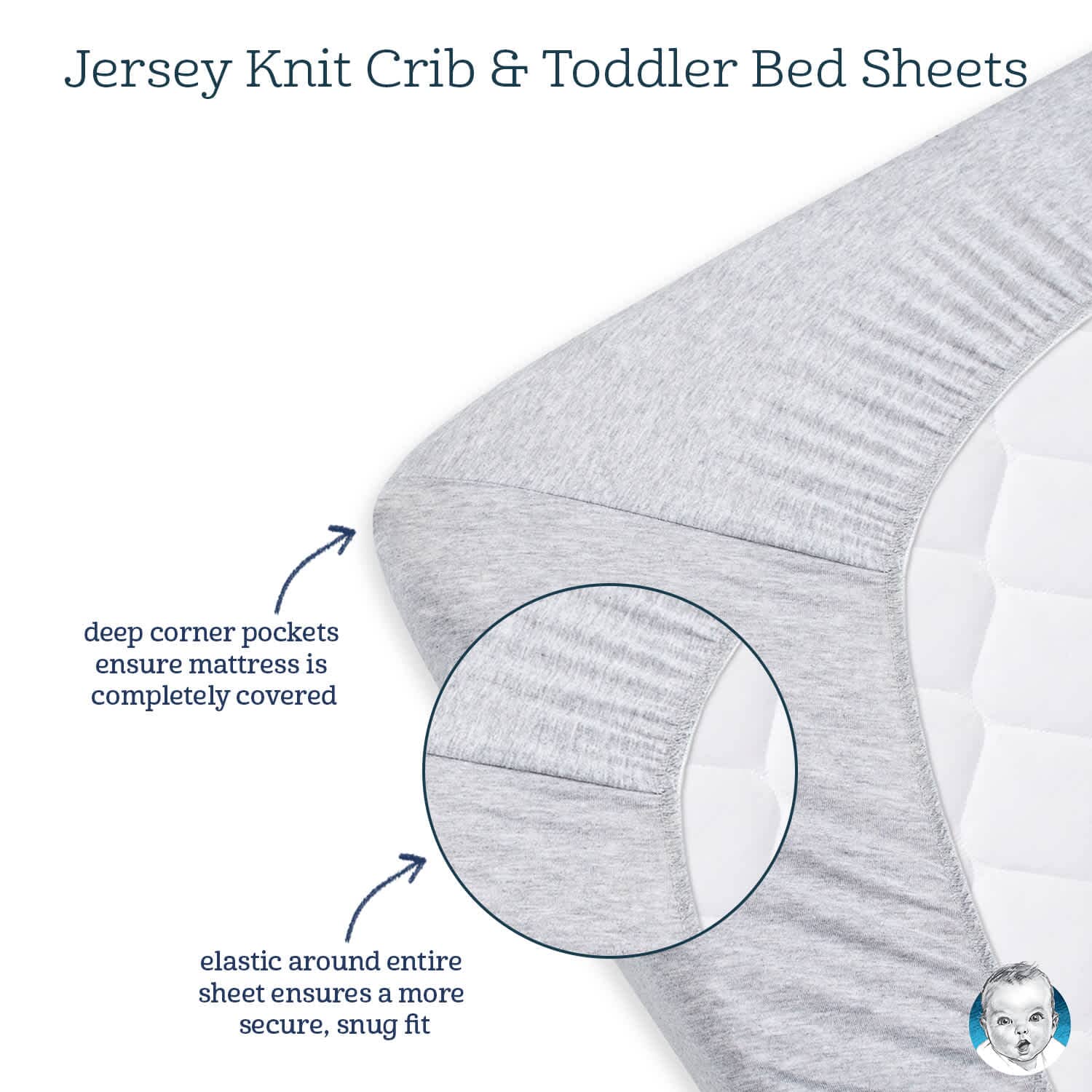 Girls Foxes Fitted Crib Sheet - Image 3