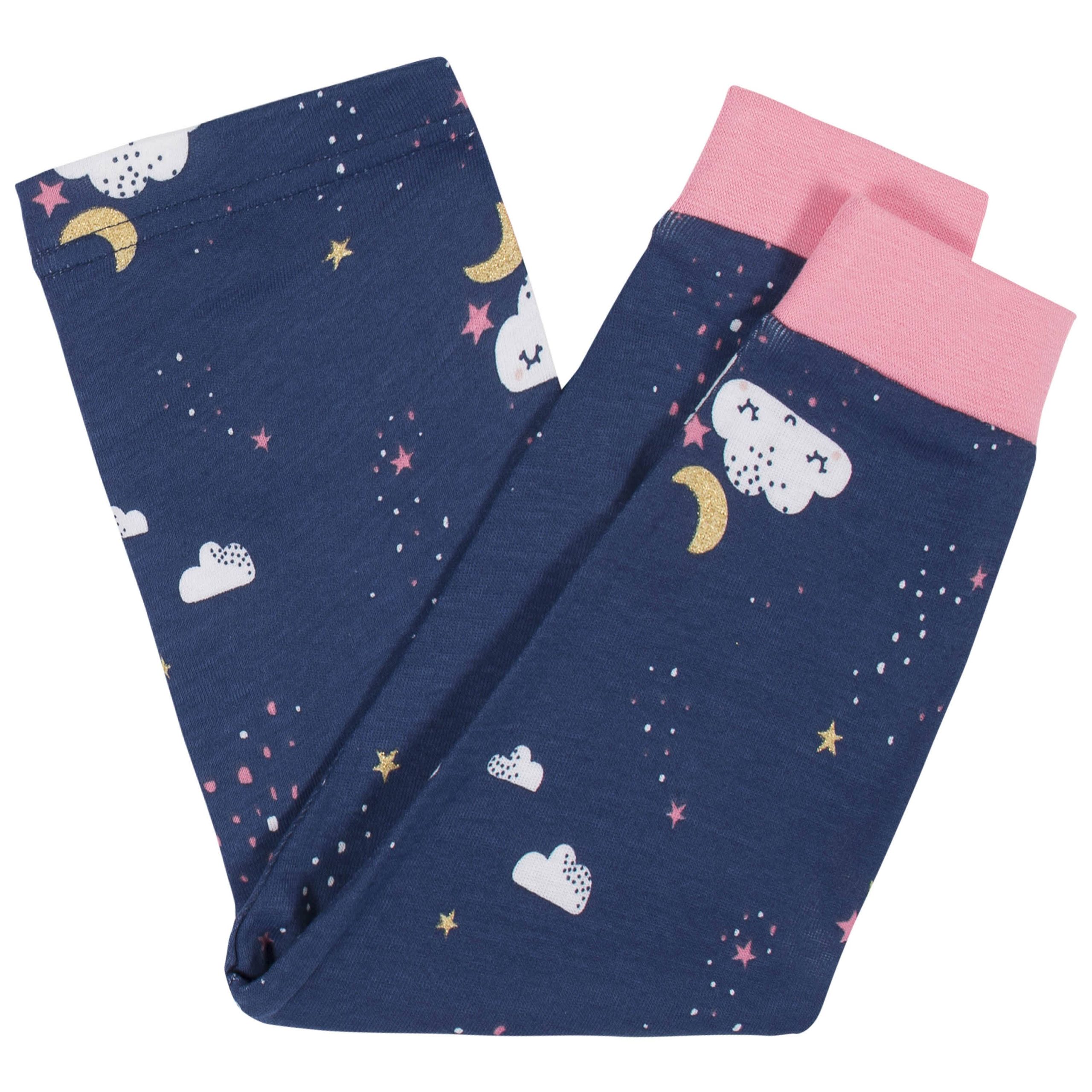 4-Piece Infant & Toddler Girls Dreams Snug Fit Cotton Pajamas - Image 5