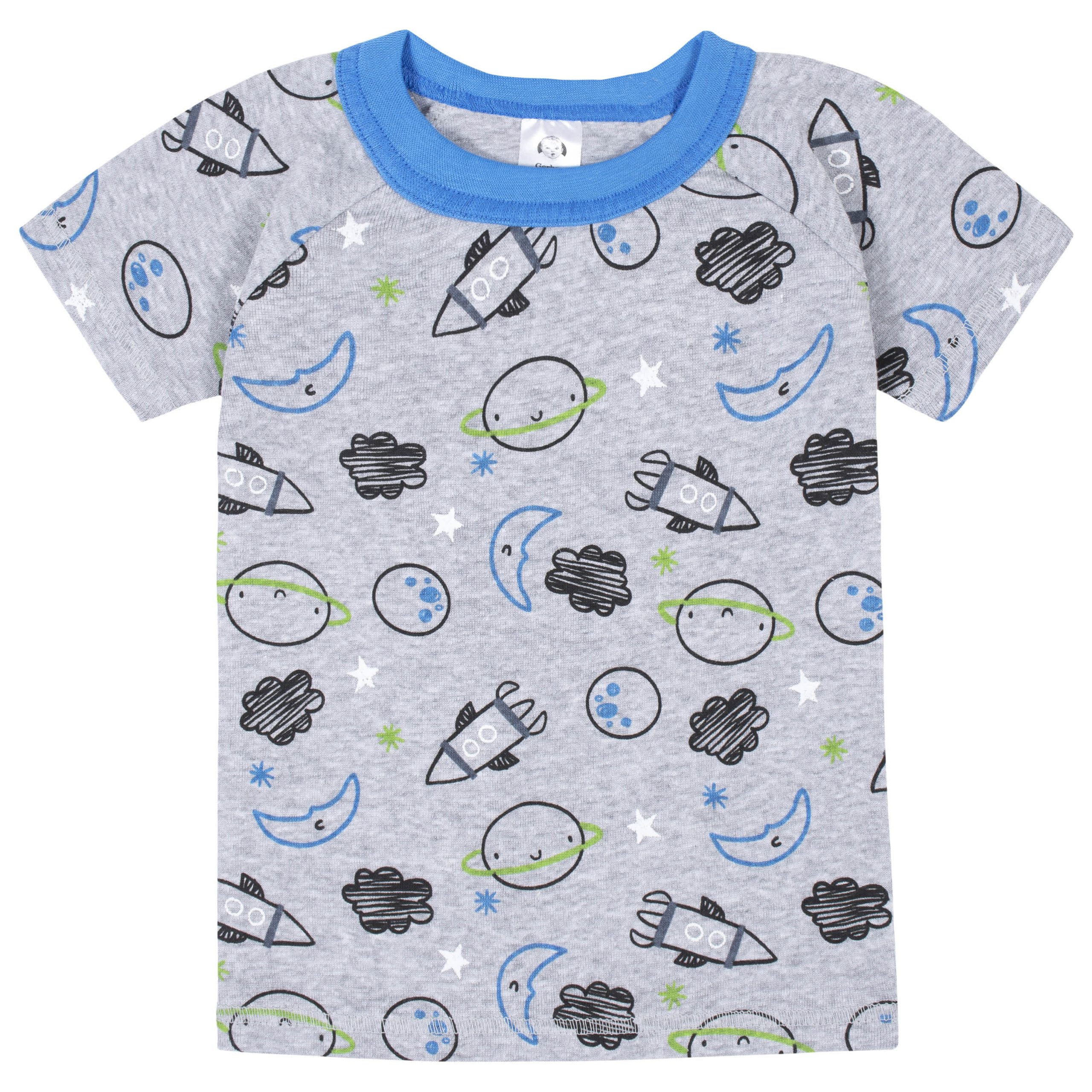 4-Piece Infant & Toddler Boys Space Snug Fit Cotton Pajamas - Image 4