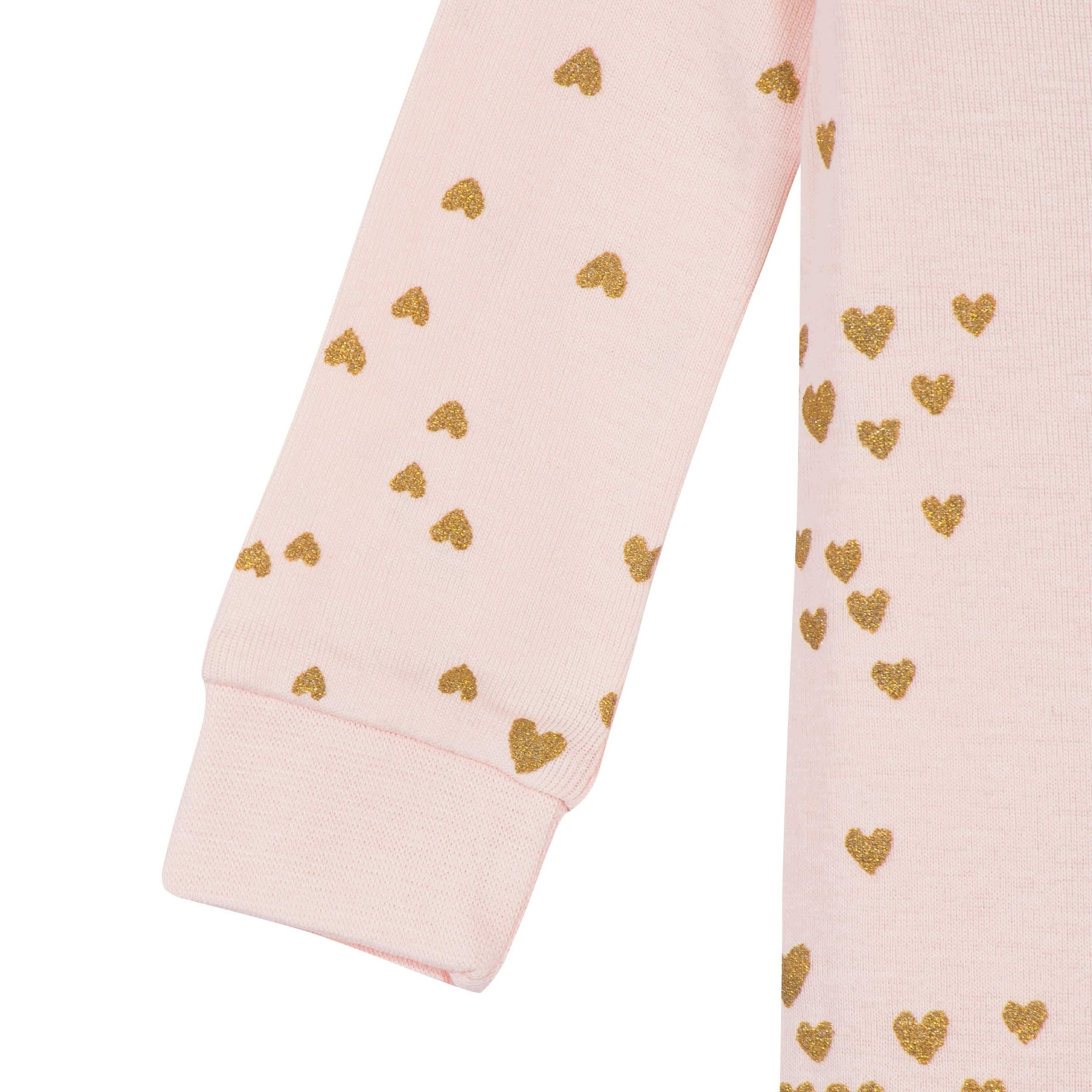 4-Pack Baby & Toddler Girls Llamas & Love Snug Fit Footed Cotton Pajamas - Image 7