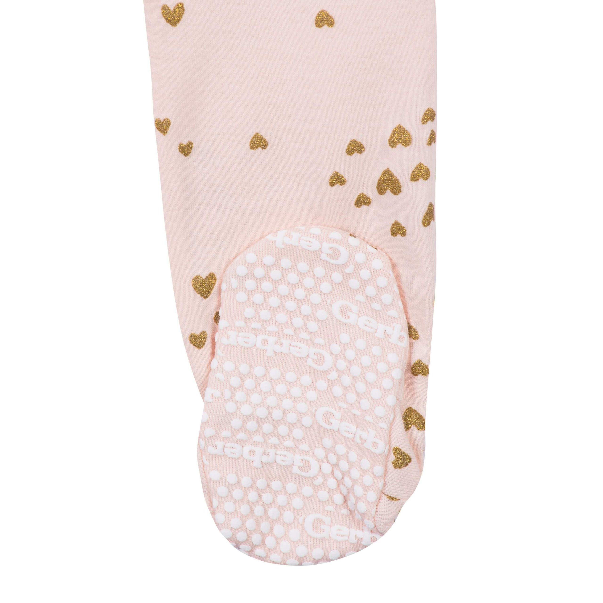 4-Pack Baby & Toddler Girls Llamas & Love Snug Fit Footed Cotton Pajamas - Image 8