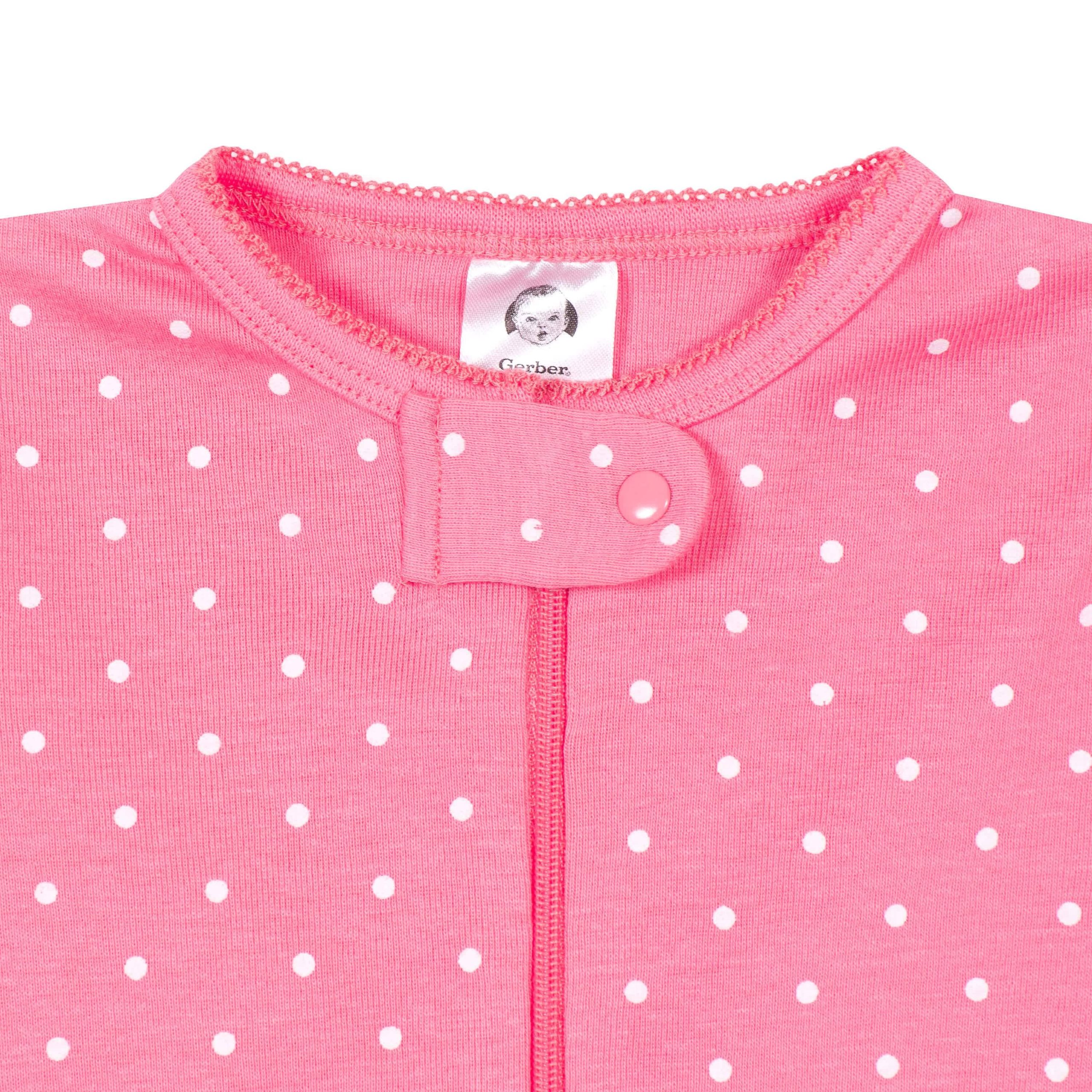 2-Pack Baby & Toddler Girls Unicorns Snug Fit Footed Cotton Pajamas - Image 7