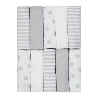 10-Pack Baby Neutral Washcloths