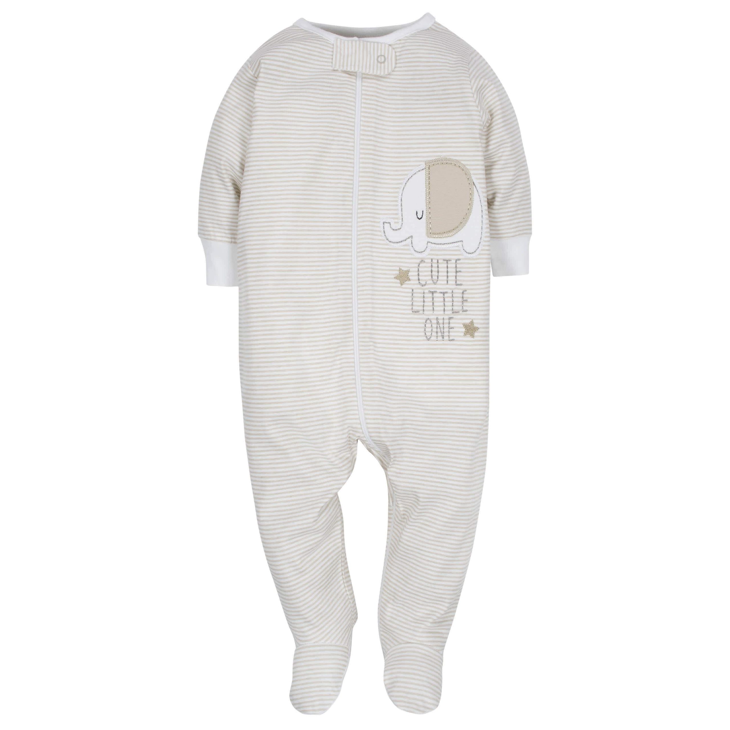4-Pack Clouds & Elephant Baby Neutral Sleep 'n Plays - Image 4