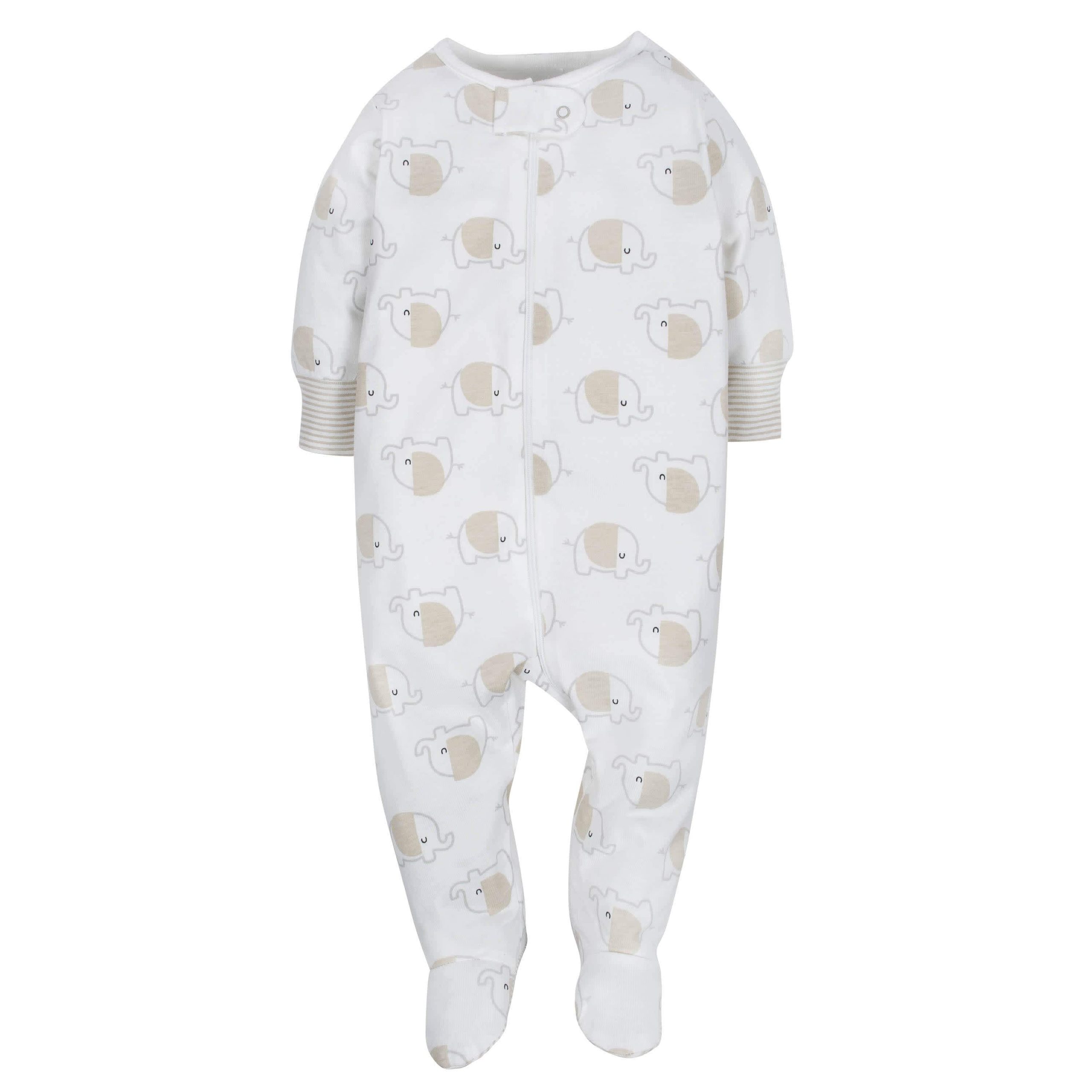 4-Pack Clouds & Elephant Baby Neutral Sleep 'n Plays - Image 5