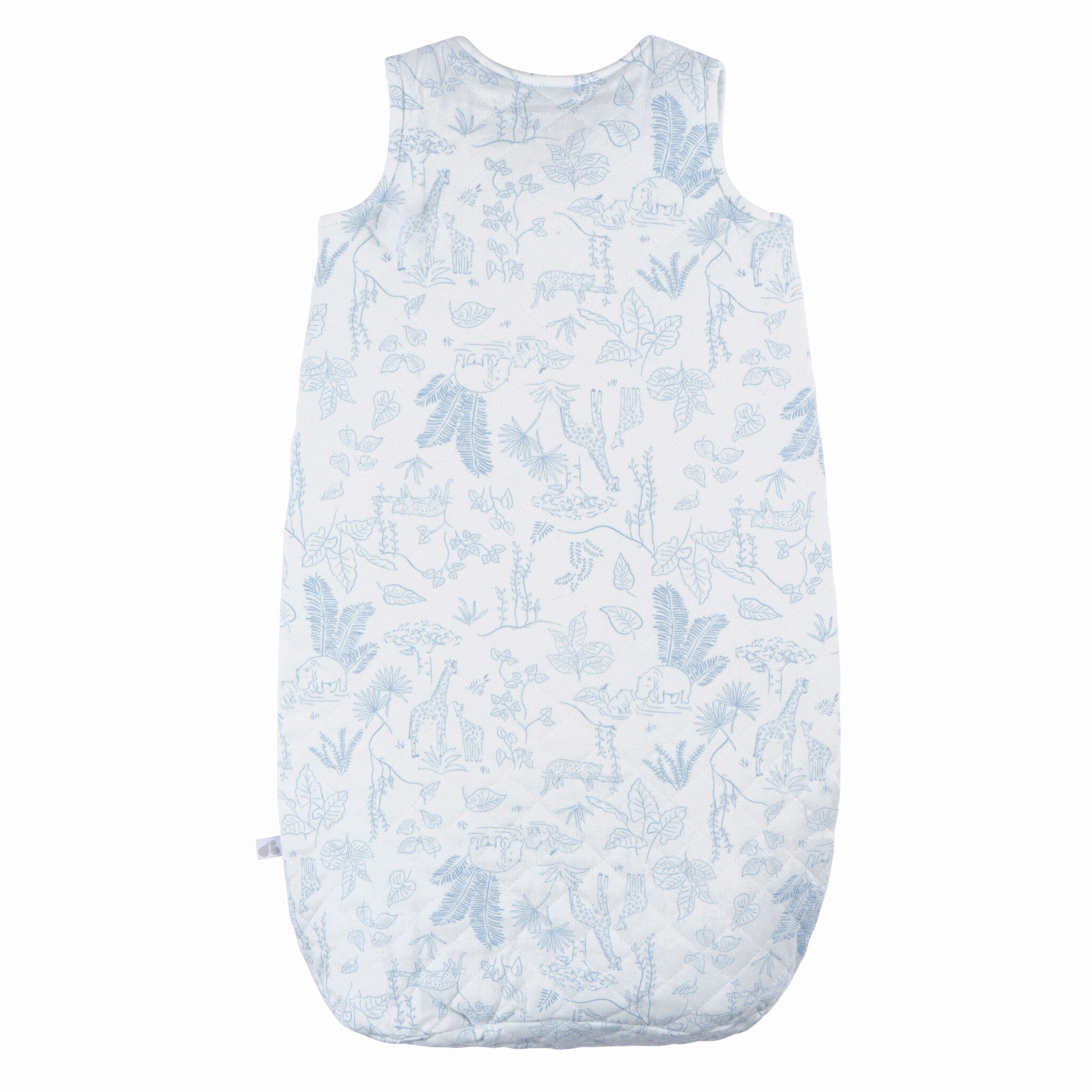 Baby Boys Blue Jungle Wearable Blanket - Image 3