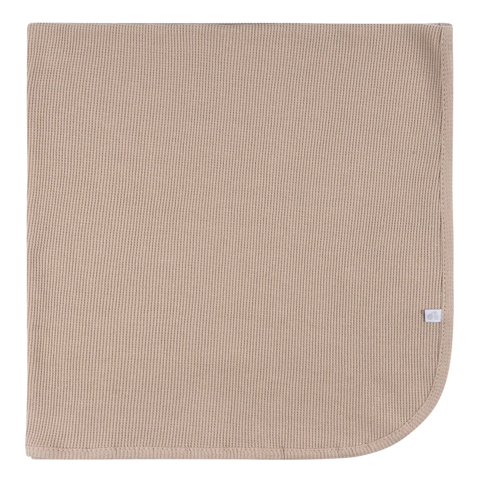 2-Pack Baby Neutral Tan Apples Cotton Thermal Blankets - Image 2