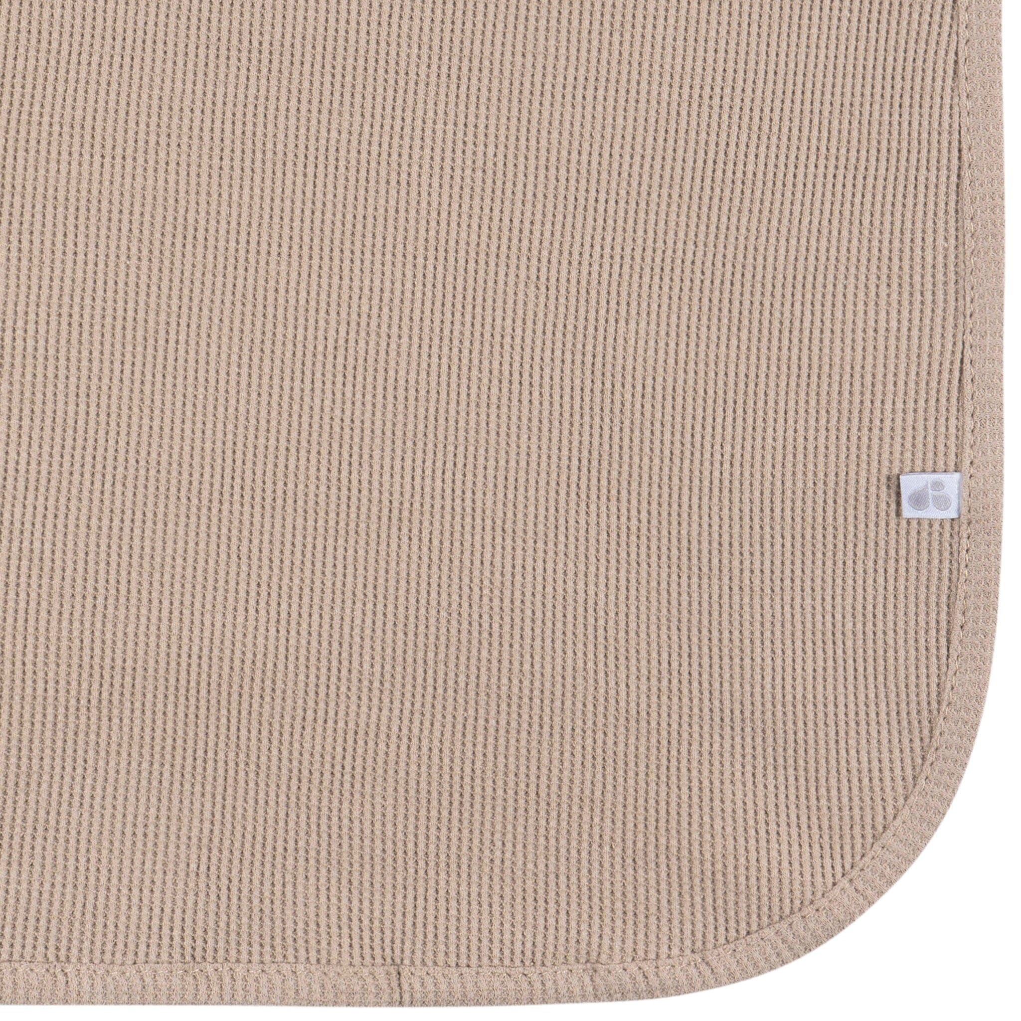 2-Pack Baby Neutral Tan Apples Cotton Thermal Blankets - Image 5