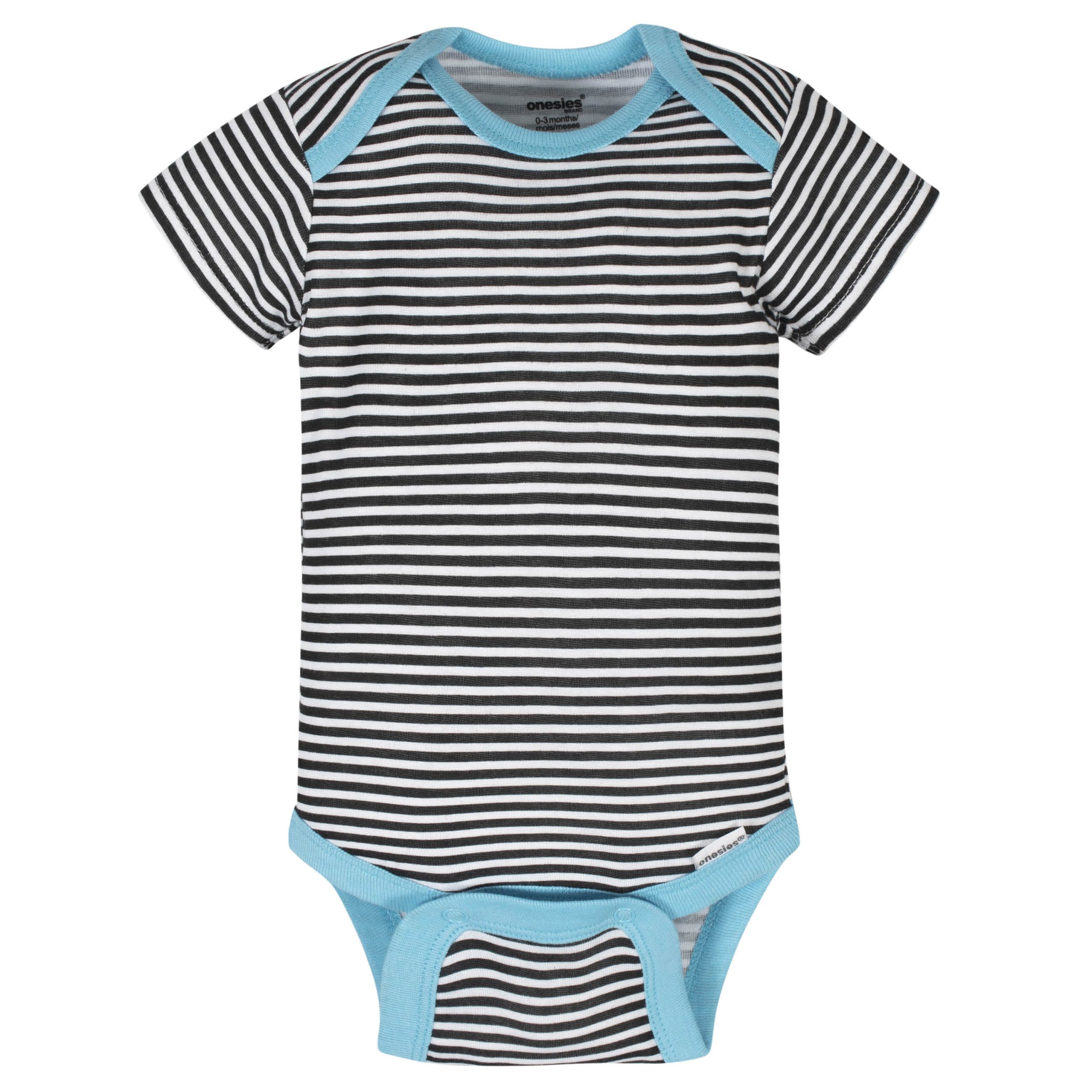 8-Pack Baby Neutral Elephant Onesies® Brand Bodysuits - Image 4